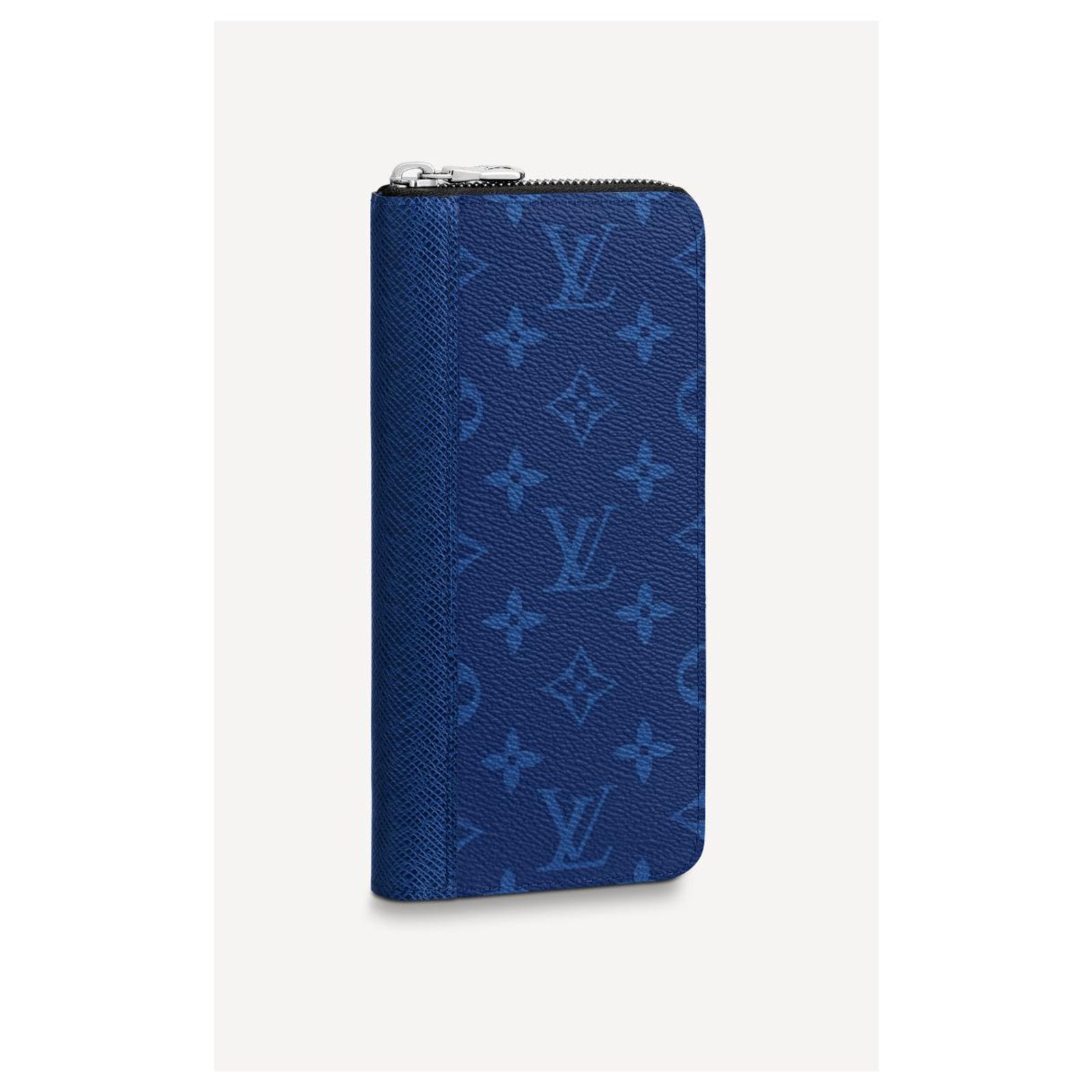 Louis Vuitton Zippy Wallet Vertical Blue Cloth ref.802478 - Joli Closet