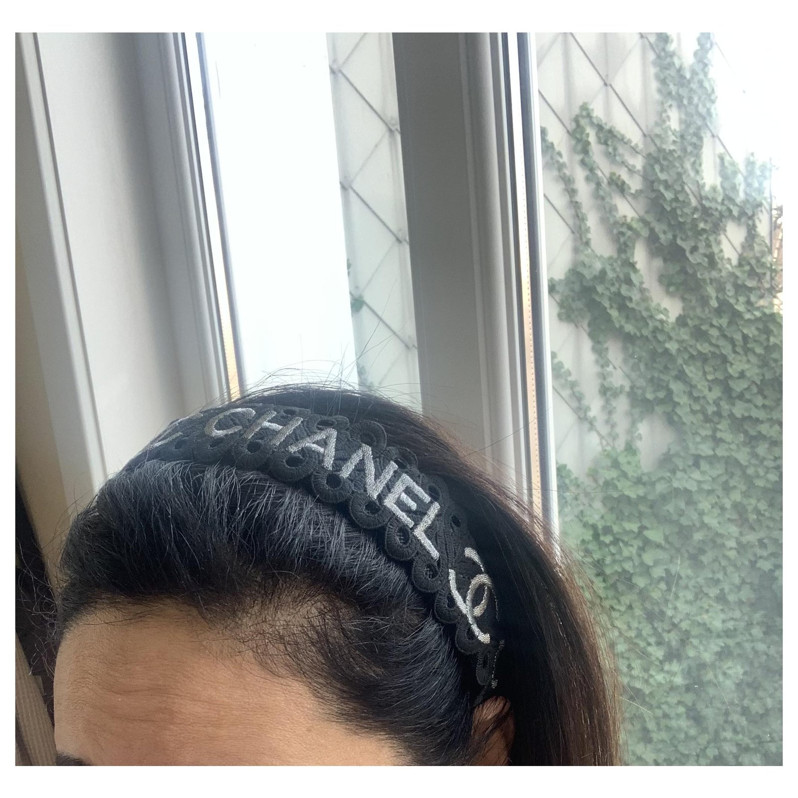 Chanel Hair accessories Black Lace ref.256920 - Joli Closet
