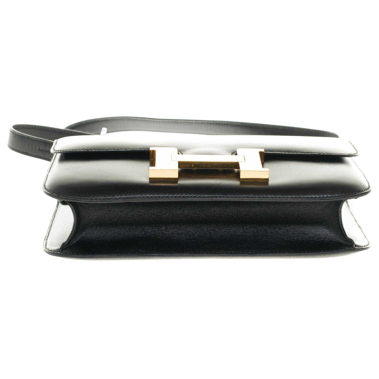 Splendid Hermès Constance in black box leather, gold-tone metal trim in  superb condition ref.257089 - Joli Closet