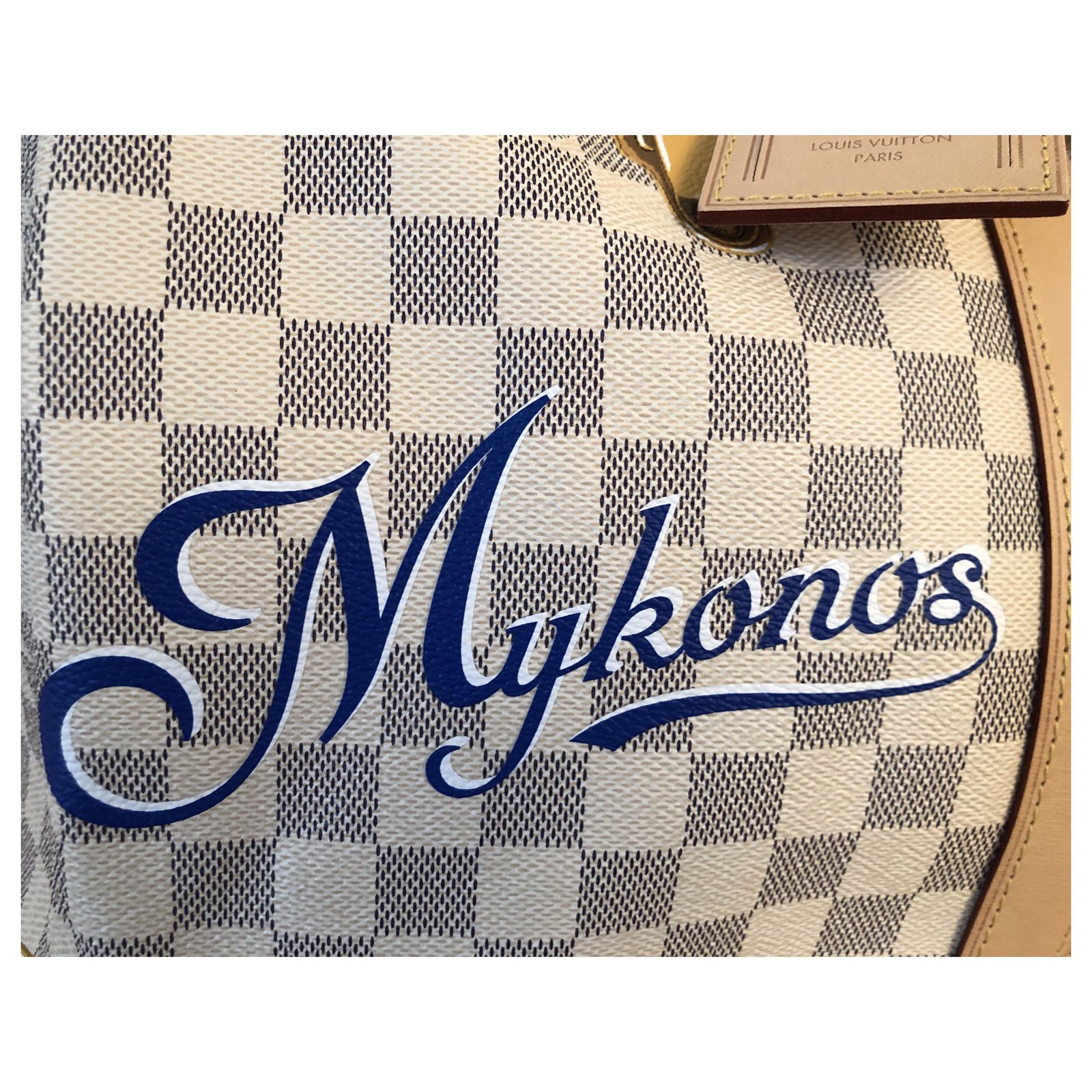 Louis Vuitton Keepall Summer Trunk bag 2018 Mykonos Multiple colors Cloth  ref.258612 - Joli Closet