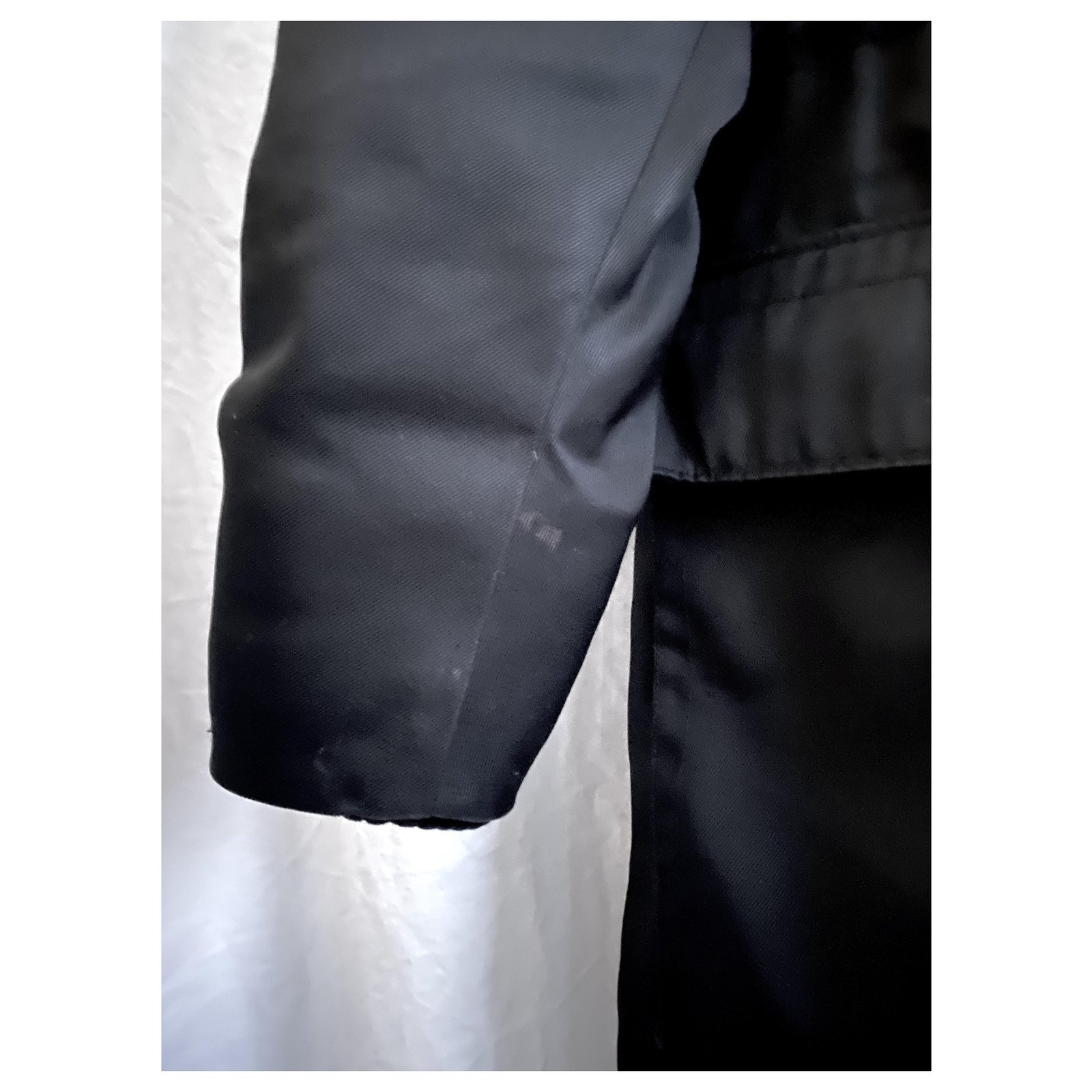 Acne Alston tech PAW2016 Black Orange Cotton Polyester Nylon