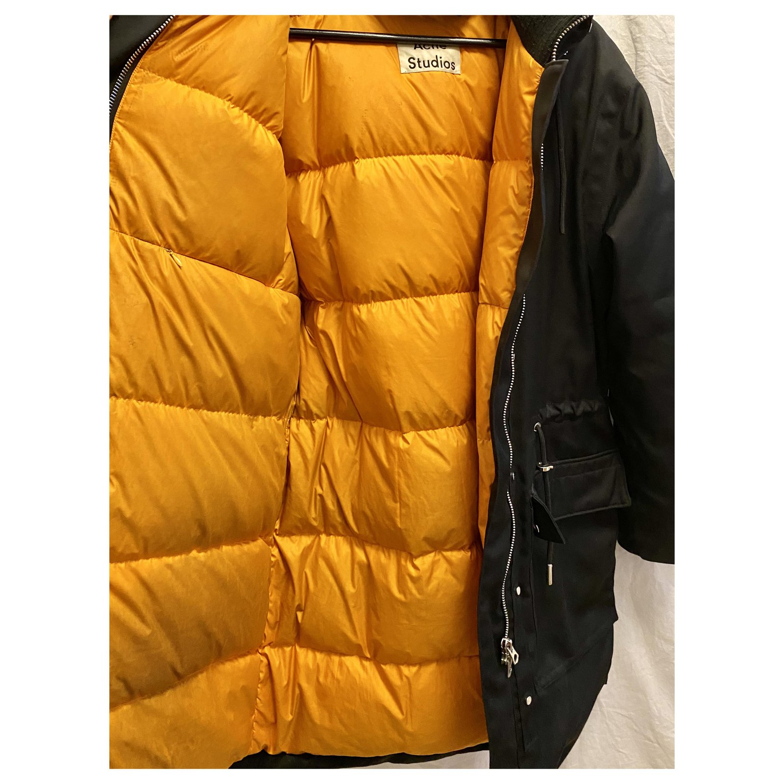 Acne Alston tech PAW2016 Black Orange Cotton Polyester Nylon Acne Alston tech PAW2016 Black Orange Cotton Polyester Nylon