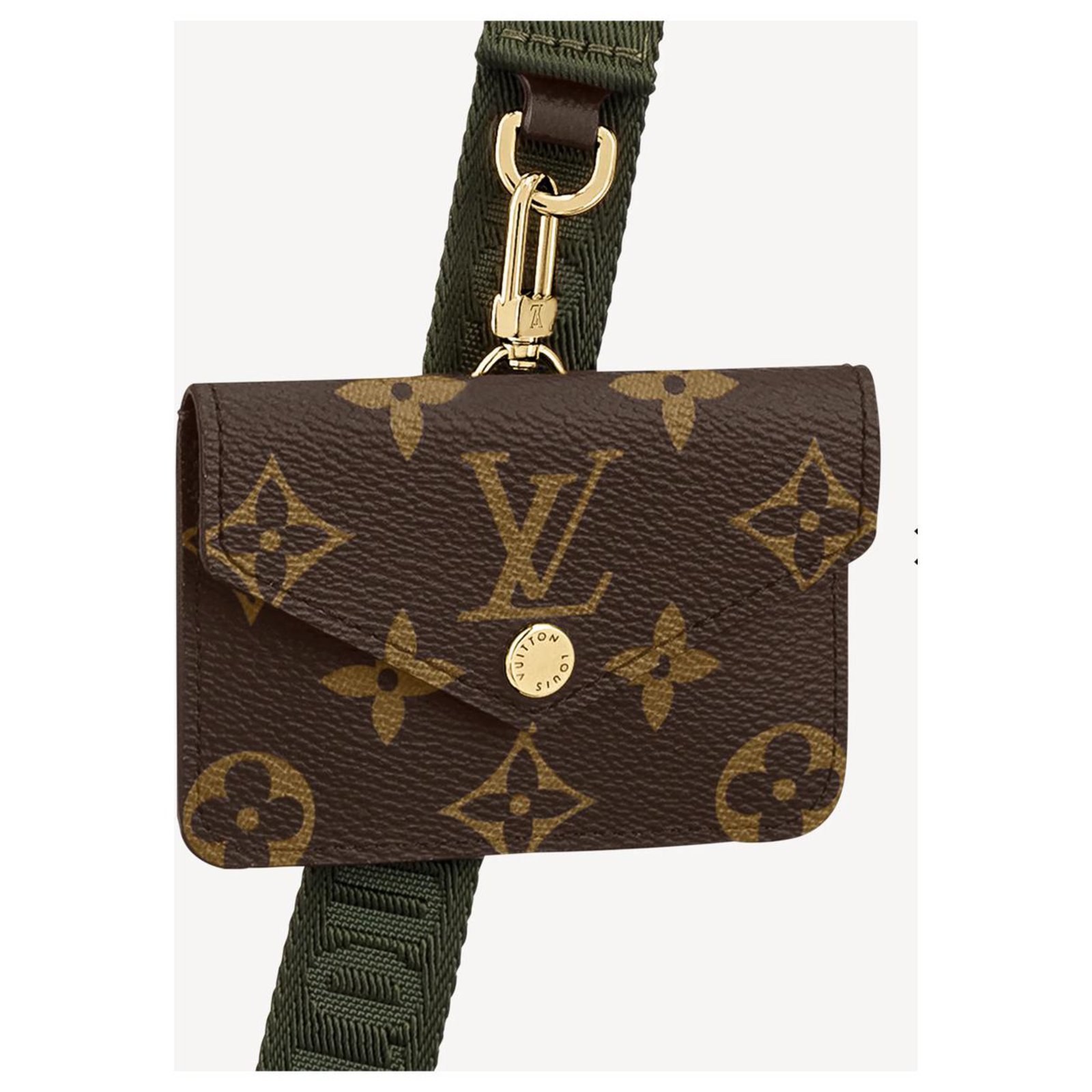Félicie strap & go cloth crossbody bag Louis Vuitton Brown in Cloth -  38248136
