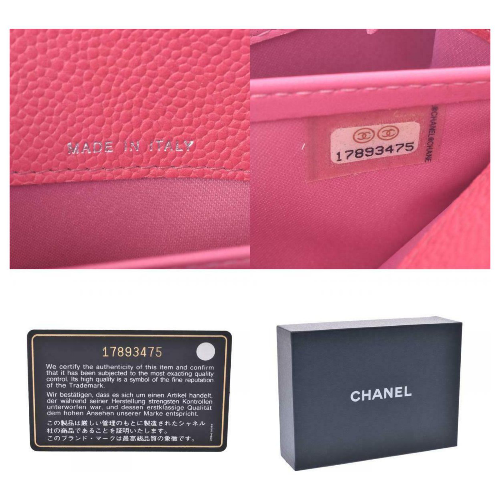 Chanel Purses, wallets, cases Pink Leather ref.252886 - Joli Closet