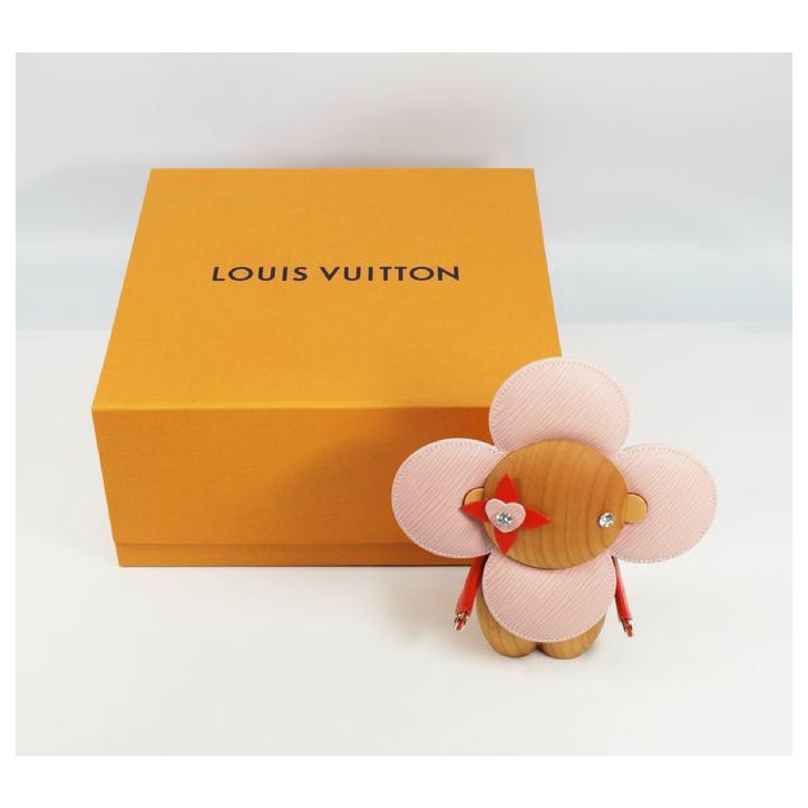 Louis Vuitton Vivienne Glass Figure GI0408 Silver/Pink - US