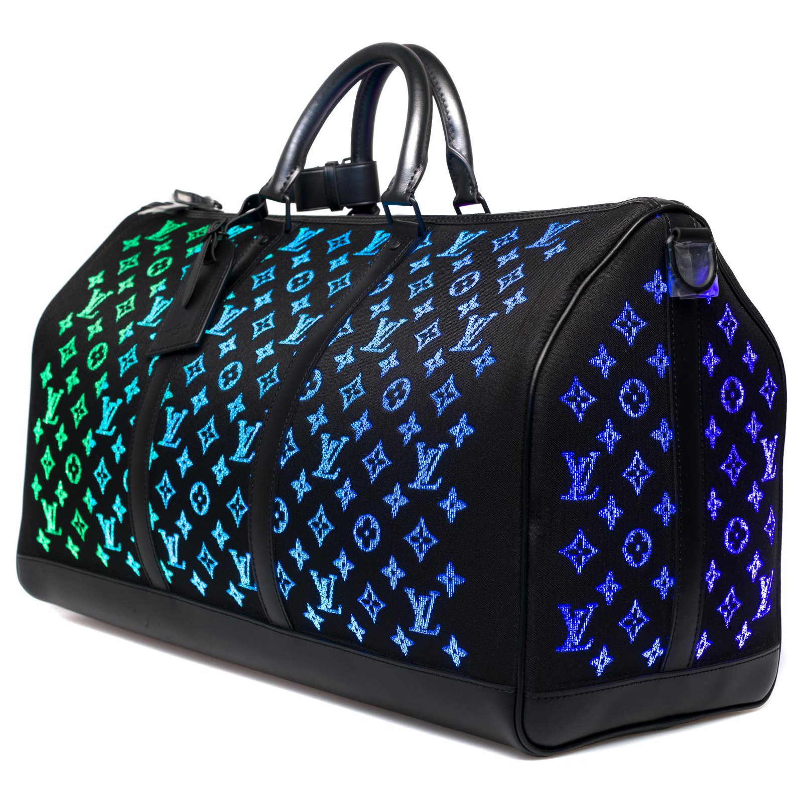 Buy Louis Vuitton Keepall LED Monogram 50 Black Online in