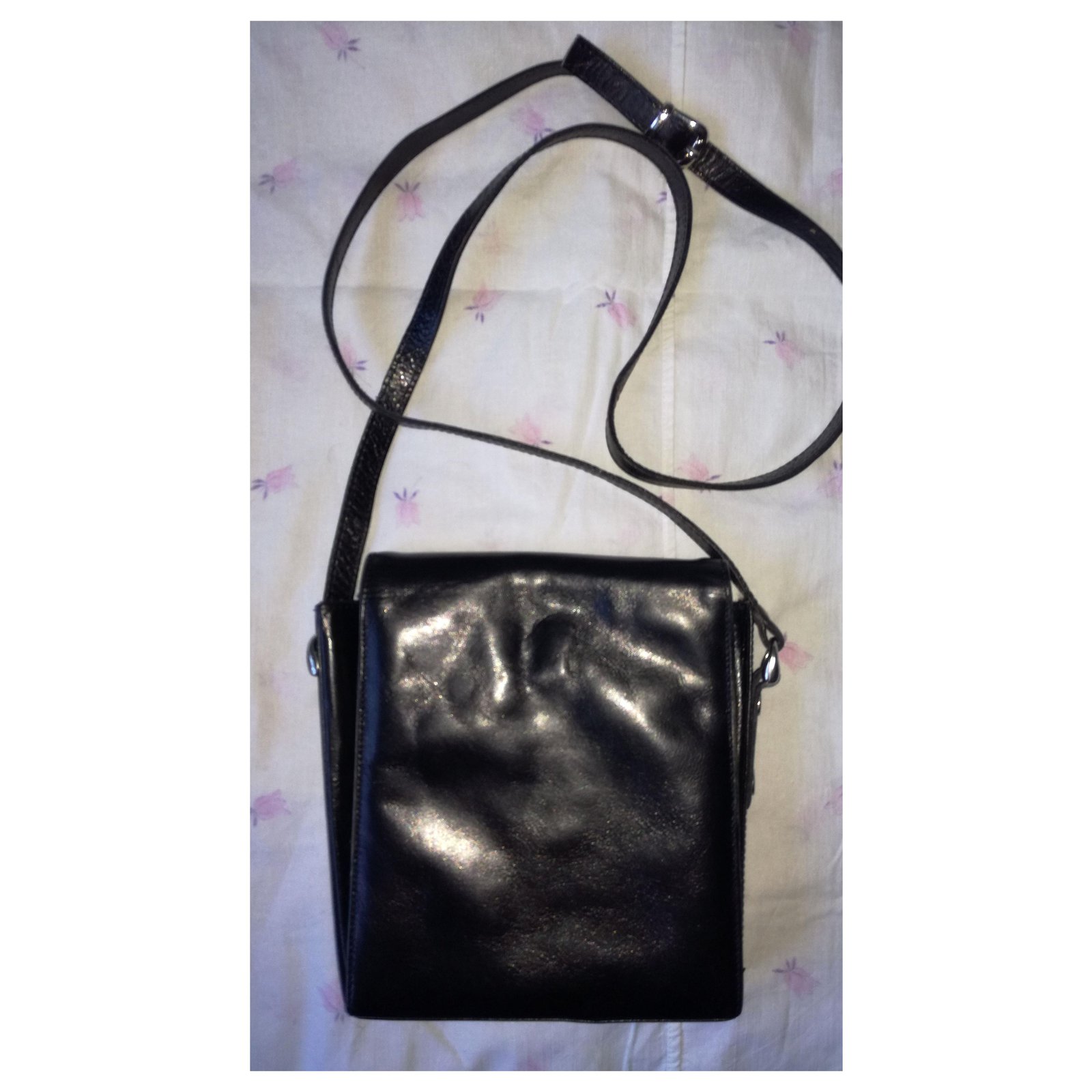 Leather crossbody bag JOOP! Navy in Leather - 27310566