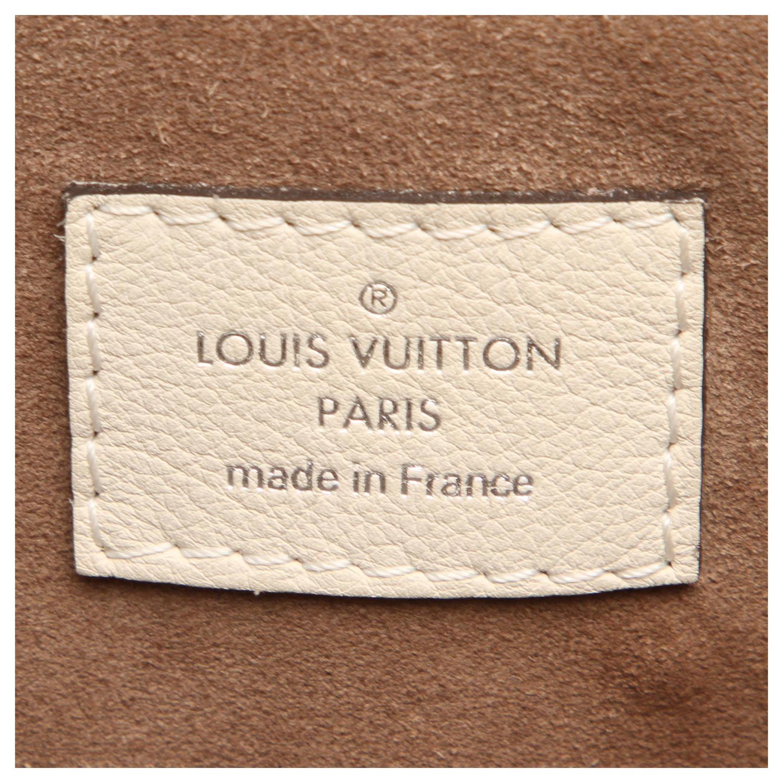 Louis Vuitton White Voyage Bagatelle Leather Satchel ref.262399