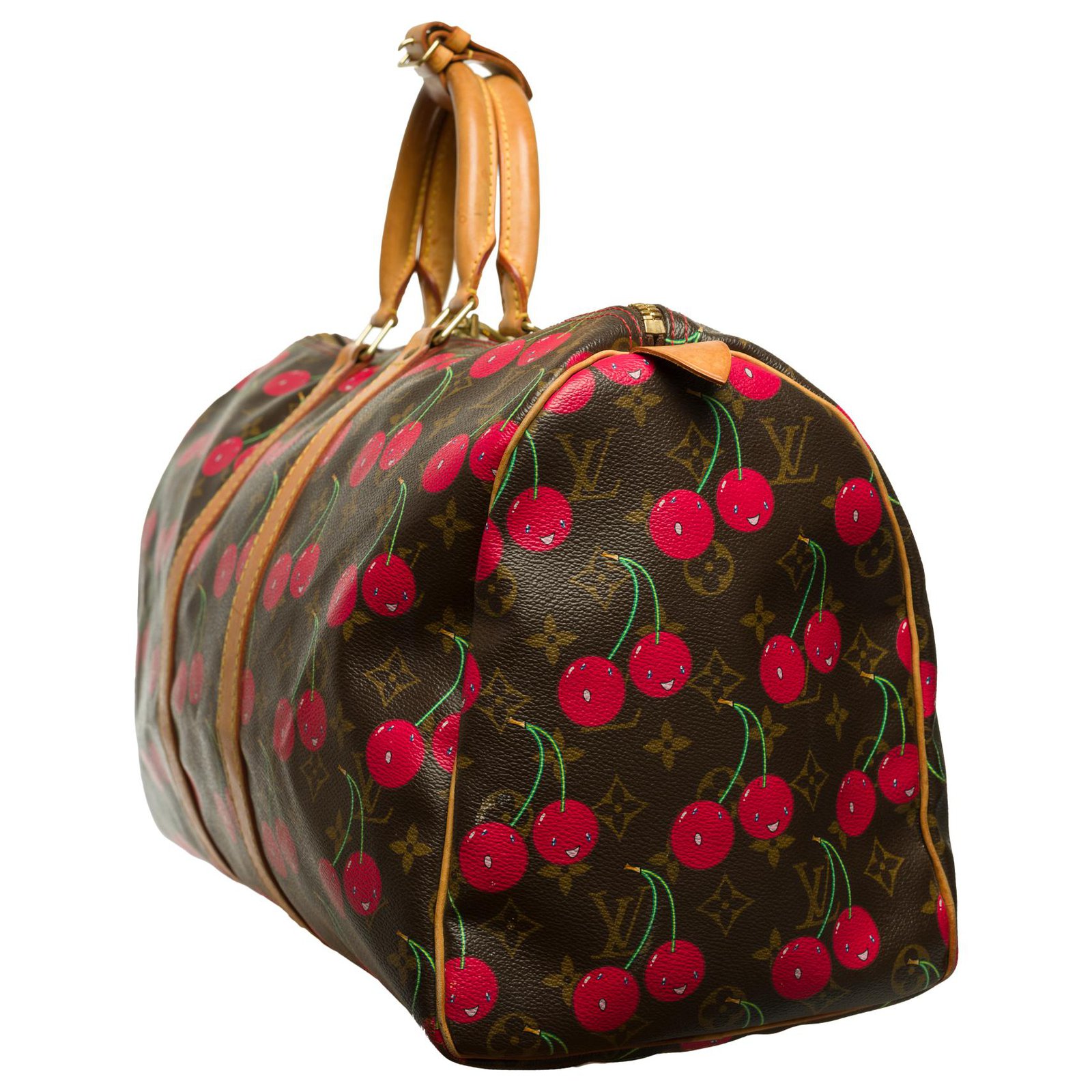 Louis Vuitton x Takashi Murakami Monogram Cerises Keepall 45 - Brown Handle  Bags, Handbags - LOU722081