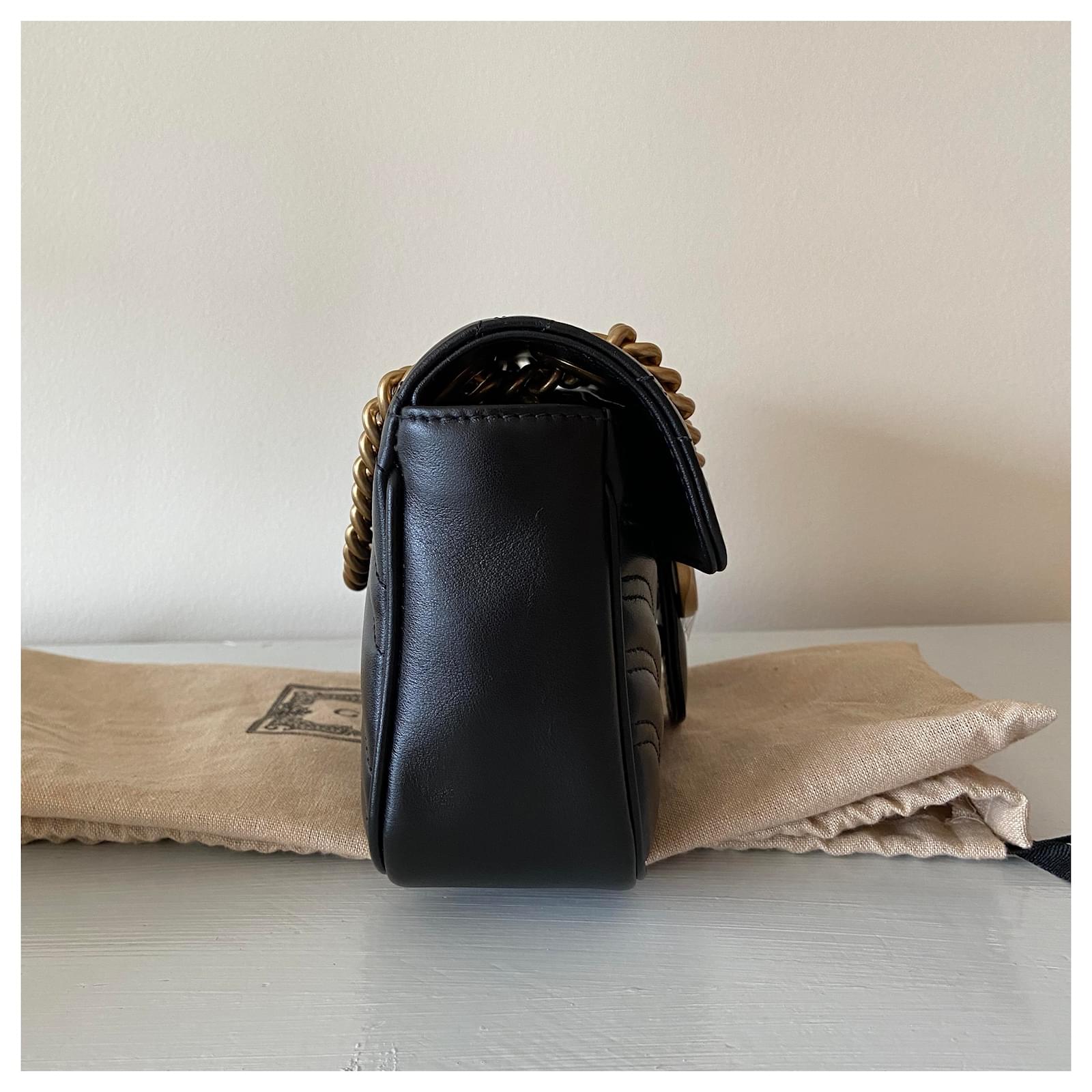 GUCCI MARMONT Black Leather ref.JC263441 (Sold) - Joli Closet