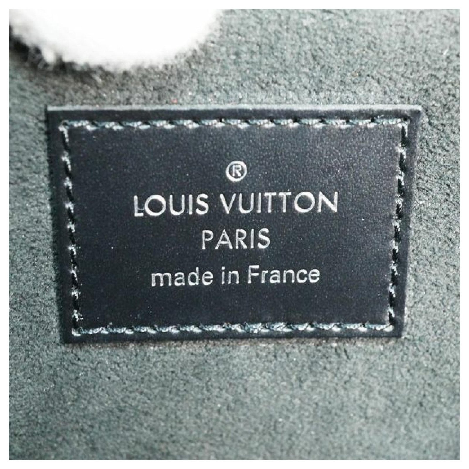 Louis Vuitton Pochette Pratt Mens clutch bag M62092 black x silver