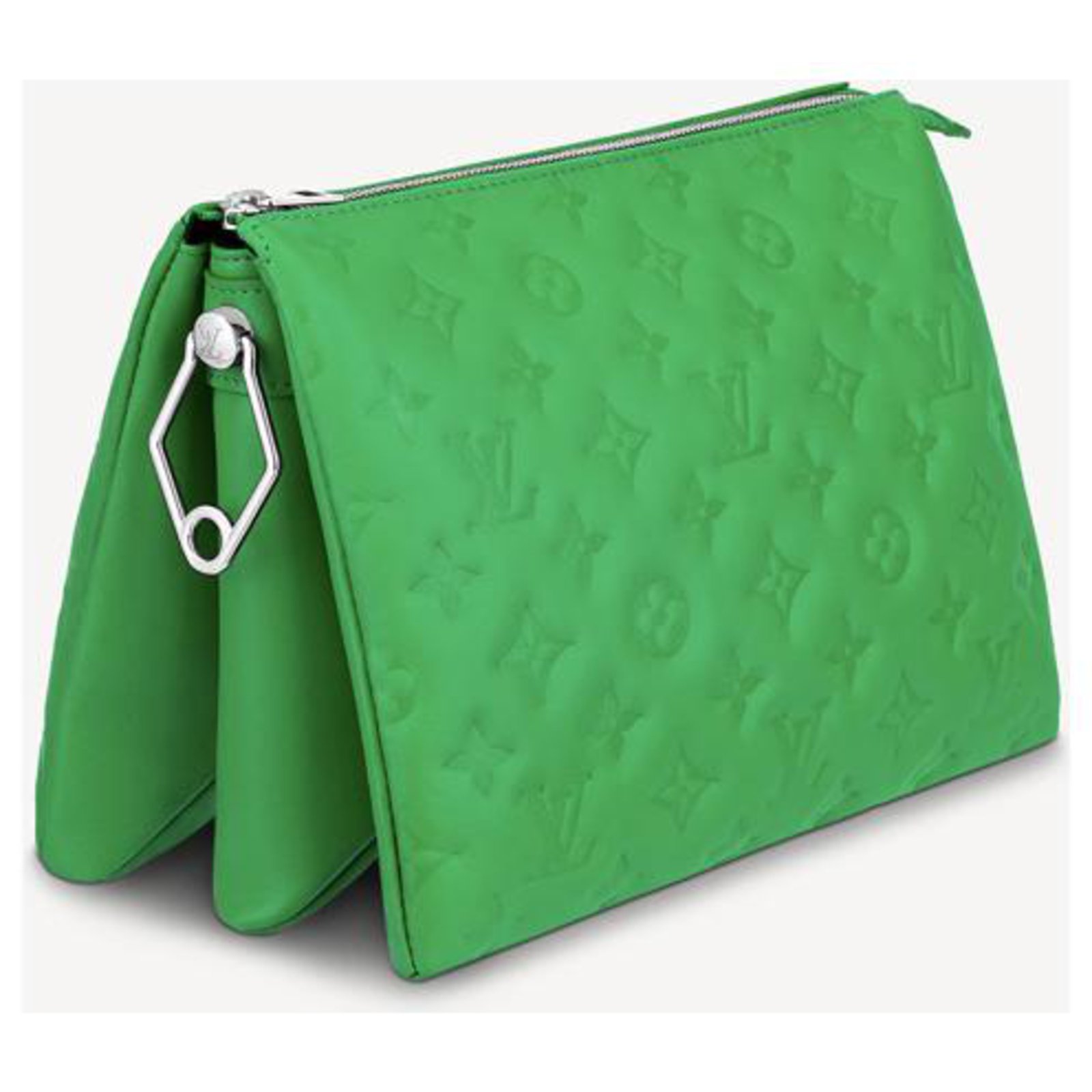 lv coussin bag green