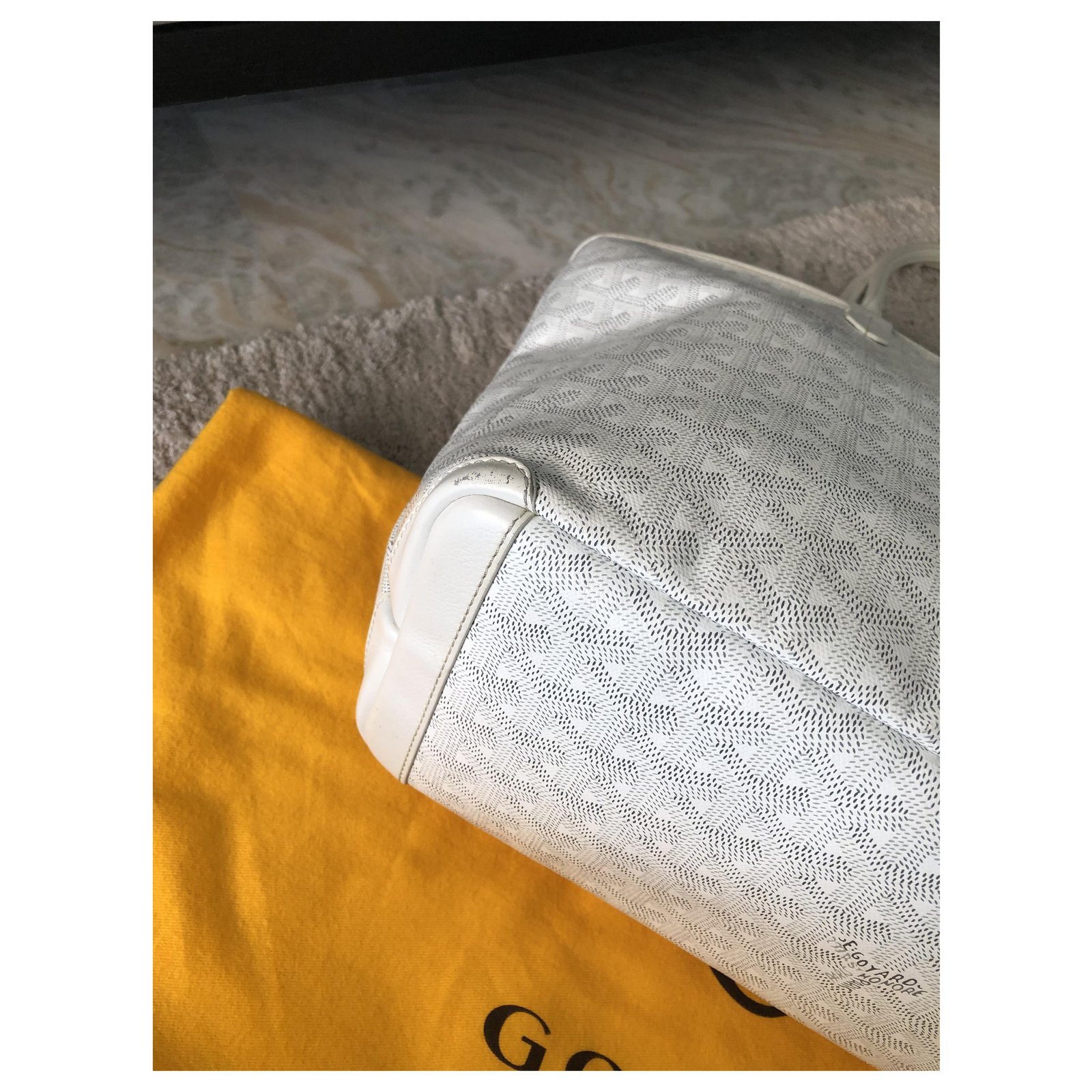 Goyard Artois PM bag White Cloth ref.264267 - Joli Closet