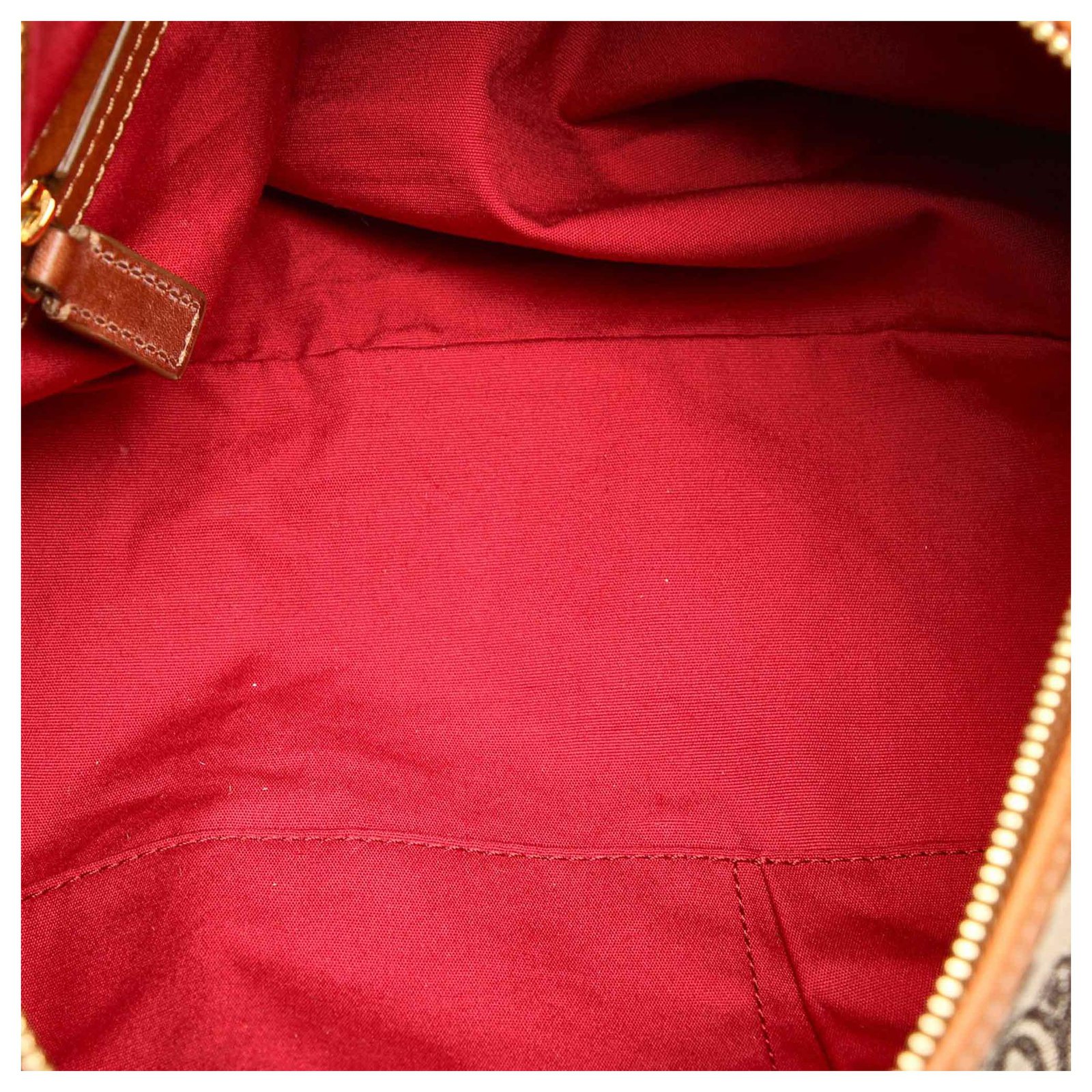 Triomphe cloth handbag Celine Brown in Cloth - 34113945