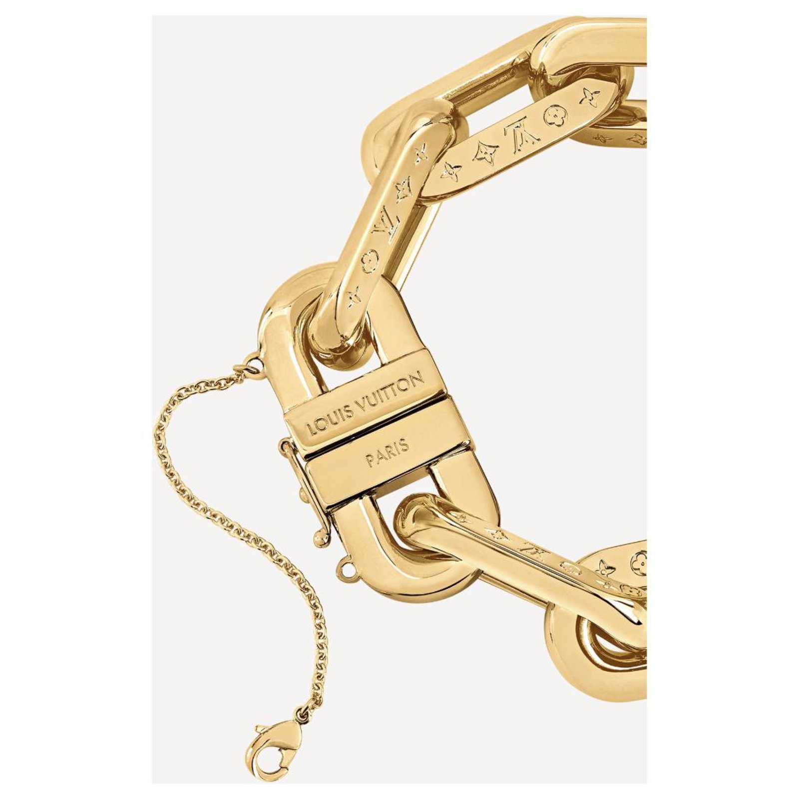 Louis Vuitton LV Edge MM Necklace Gold