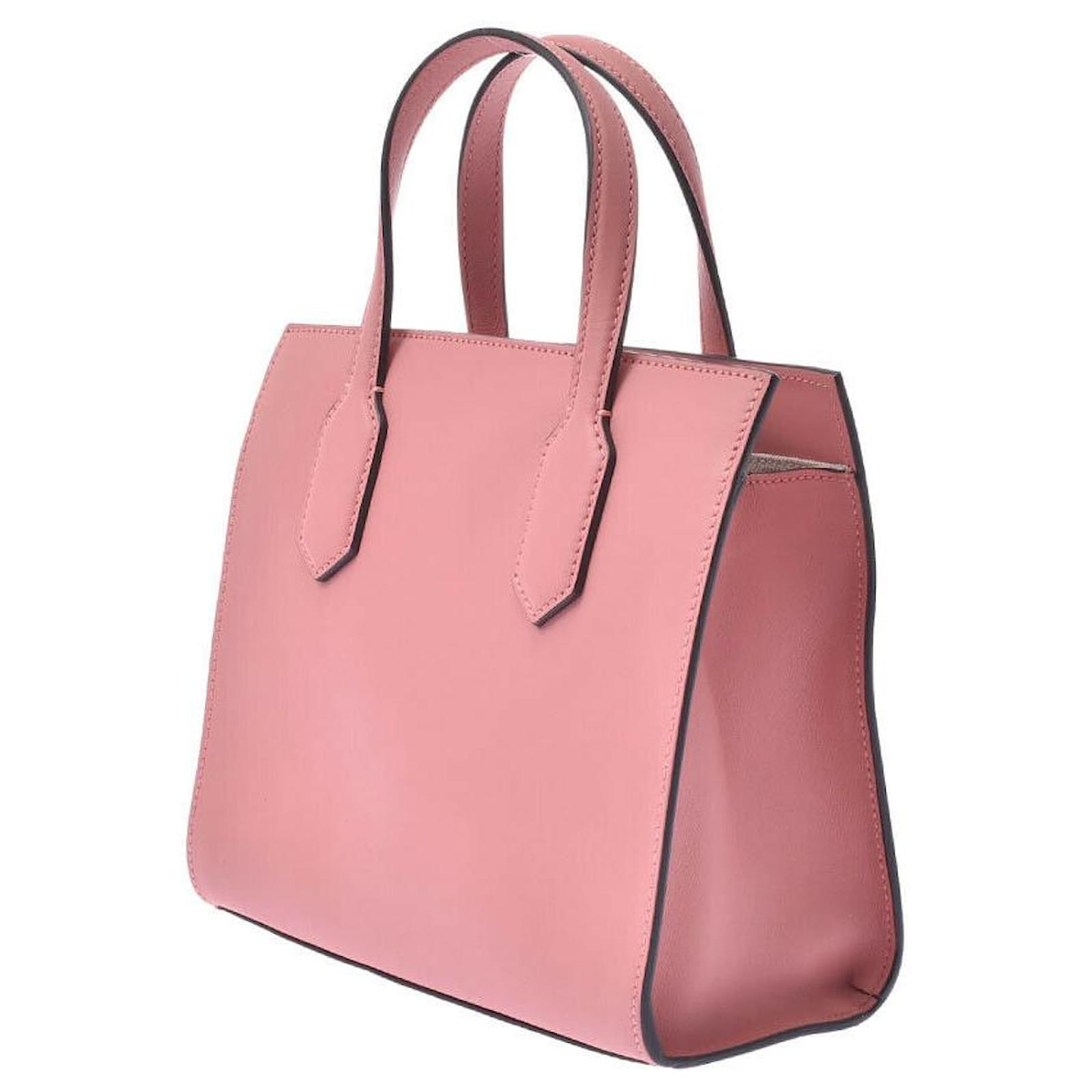 Gucci handbag Pink Leather ref.266682 Joli Closet