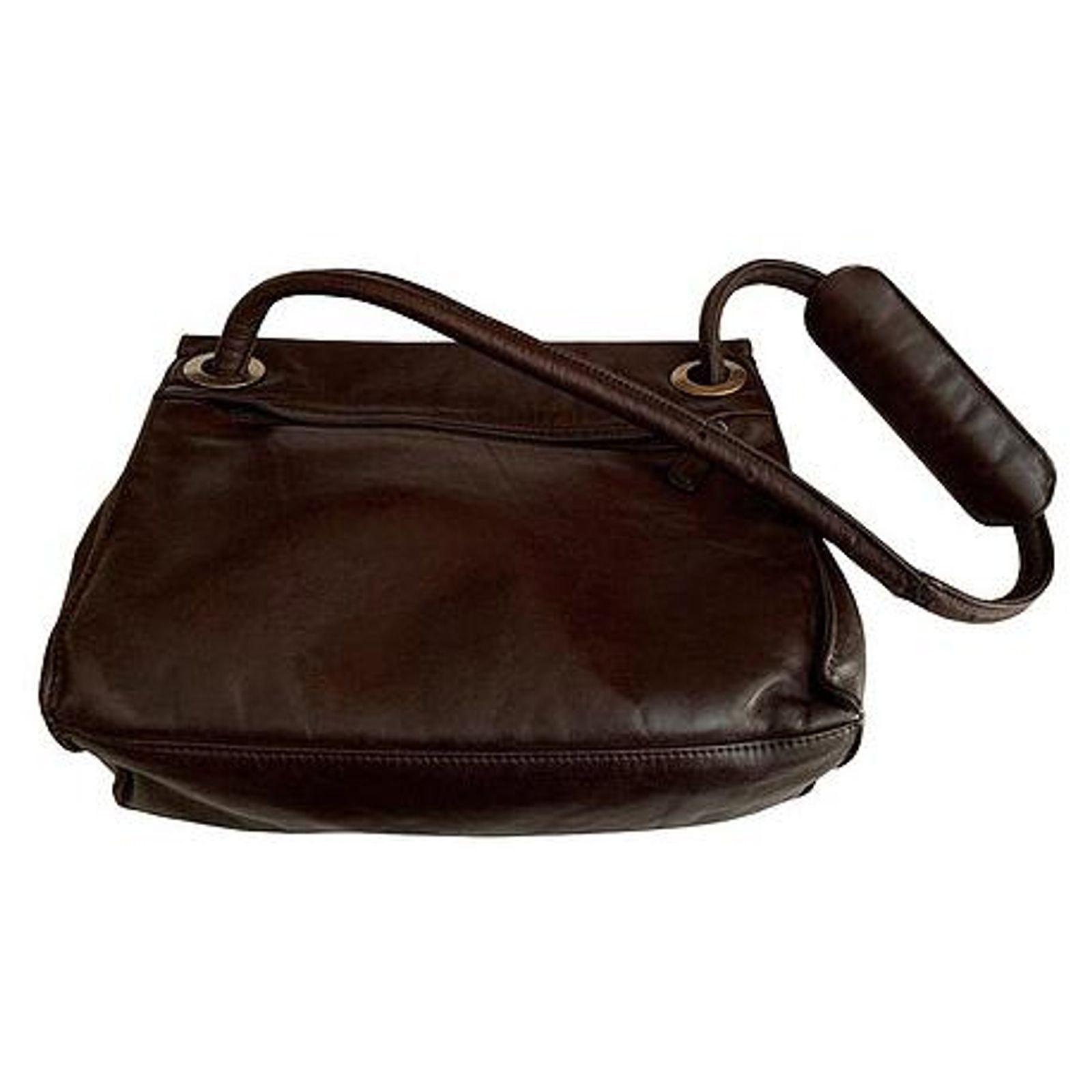Sac à Main Cuir Tosca Blu Rouge - Bandoulière Ou Porté Main - Doublure Coton Beige - Neuf Sans Étiquette