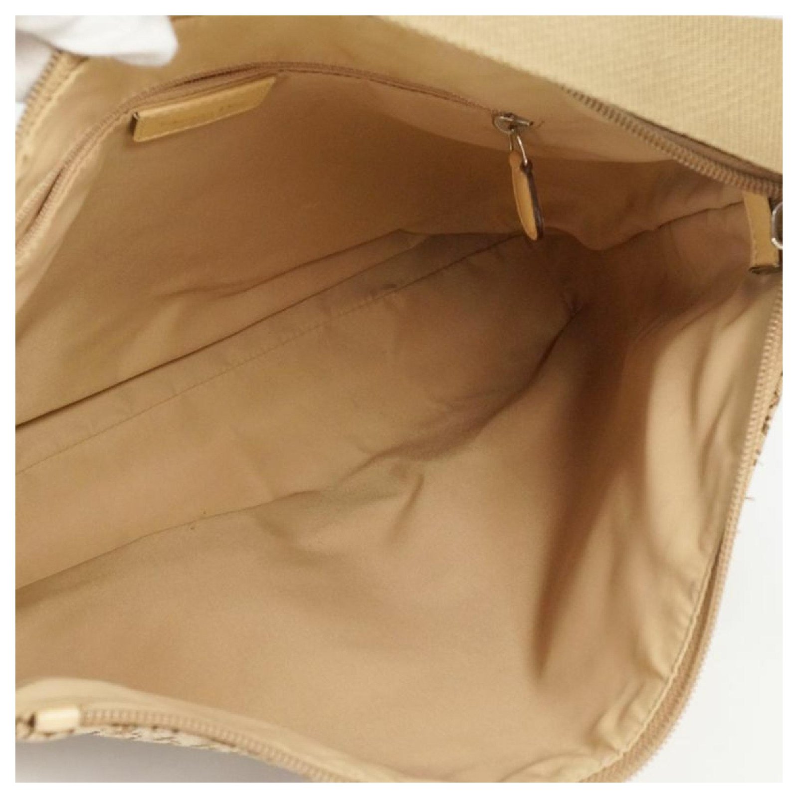Dior Christian Christian Trotter Womens shoulder bag 07-RU-0054 Beige ...