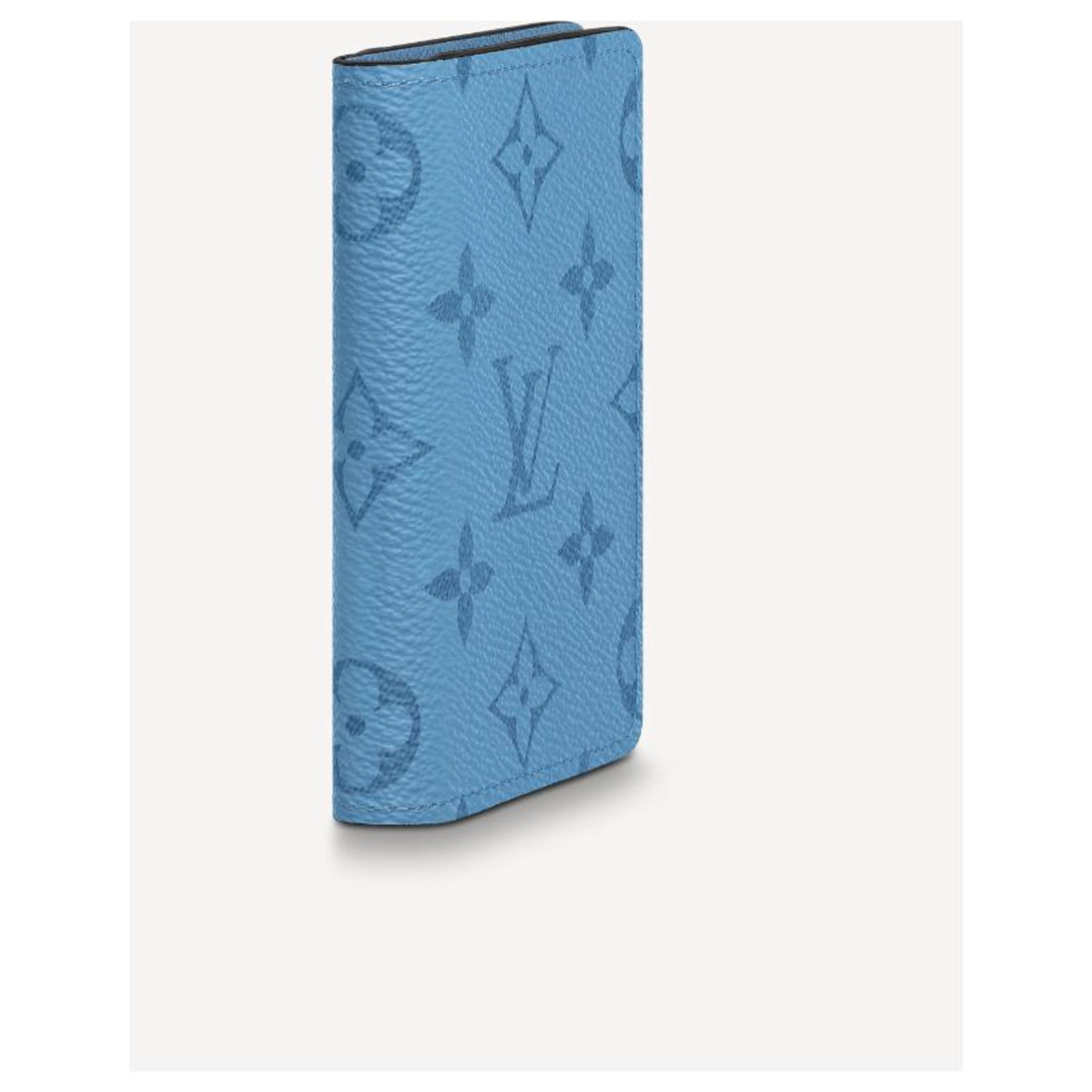 Louis Vuitton Monogram Blue Tapestry Pocket Organizer - SAVIC