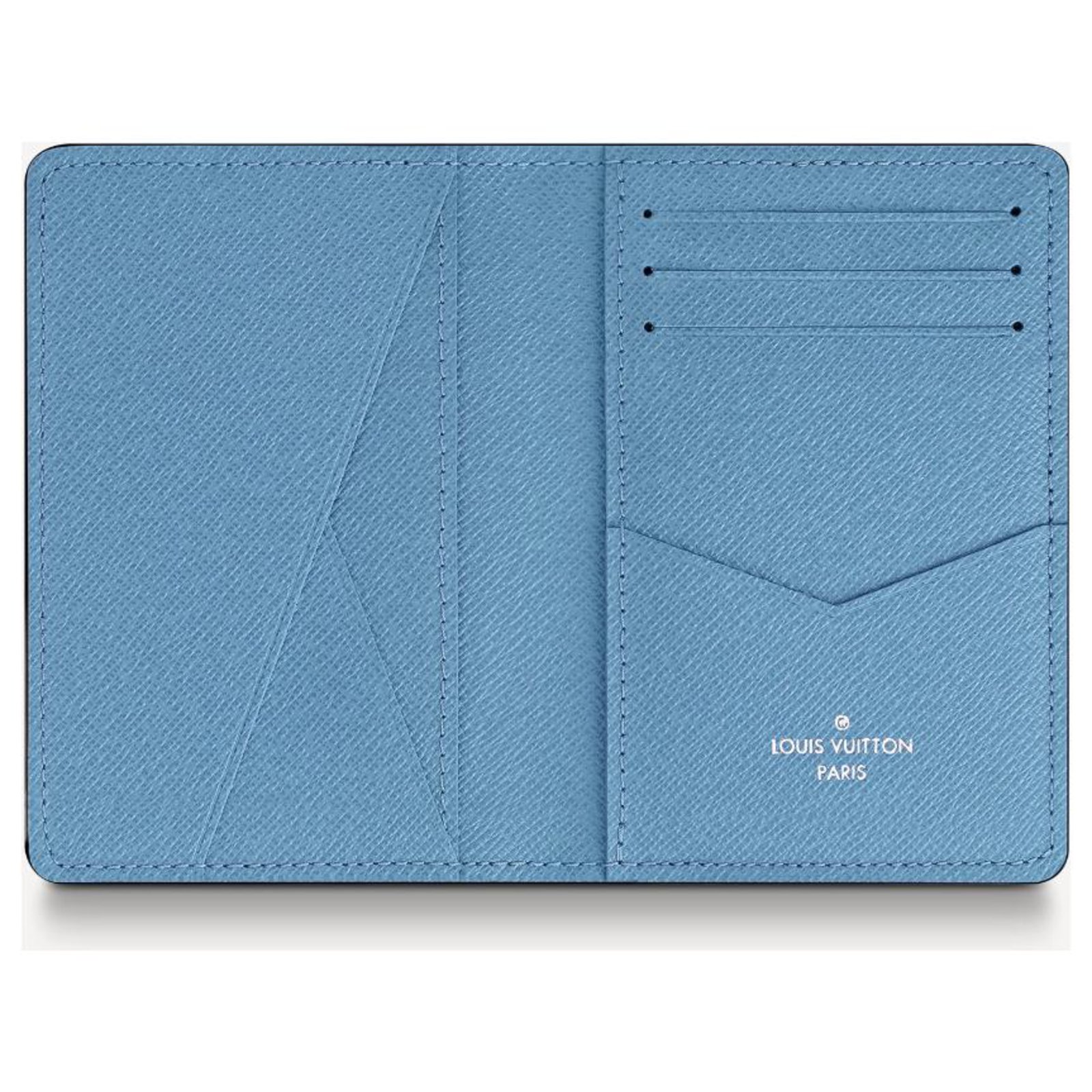 Pocket organizer small bag Louis Vuitton Blue in Cotton - 32181980
