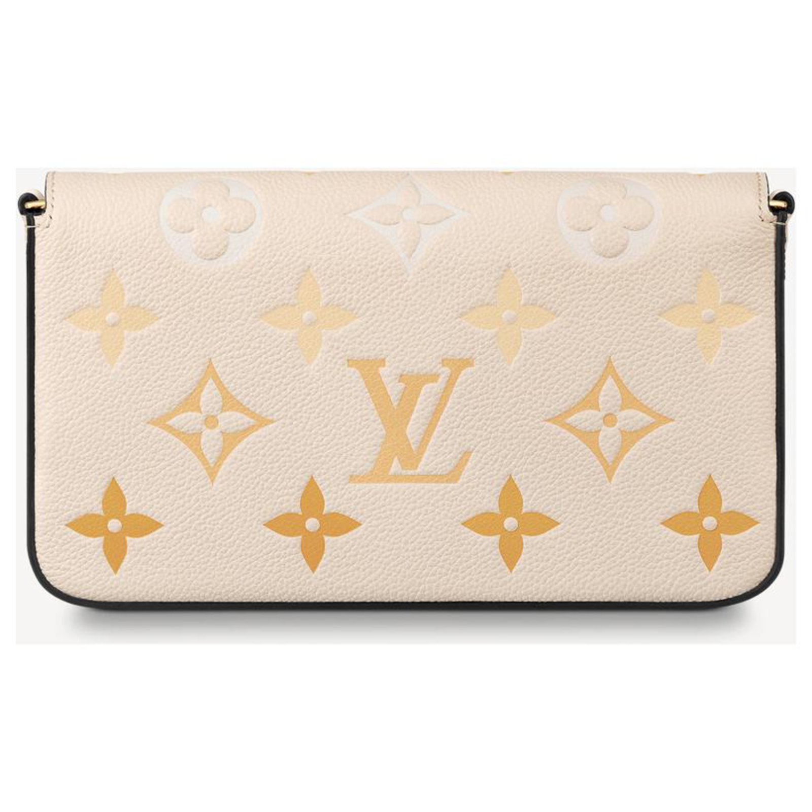 Louis Vuitton LV Felicie pochette Cream Leather ref.269314 - Joli Closet
