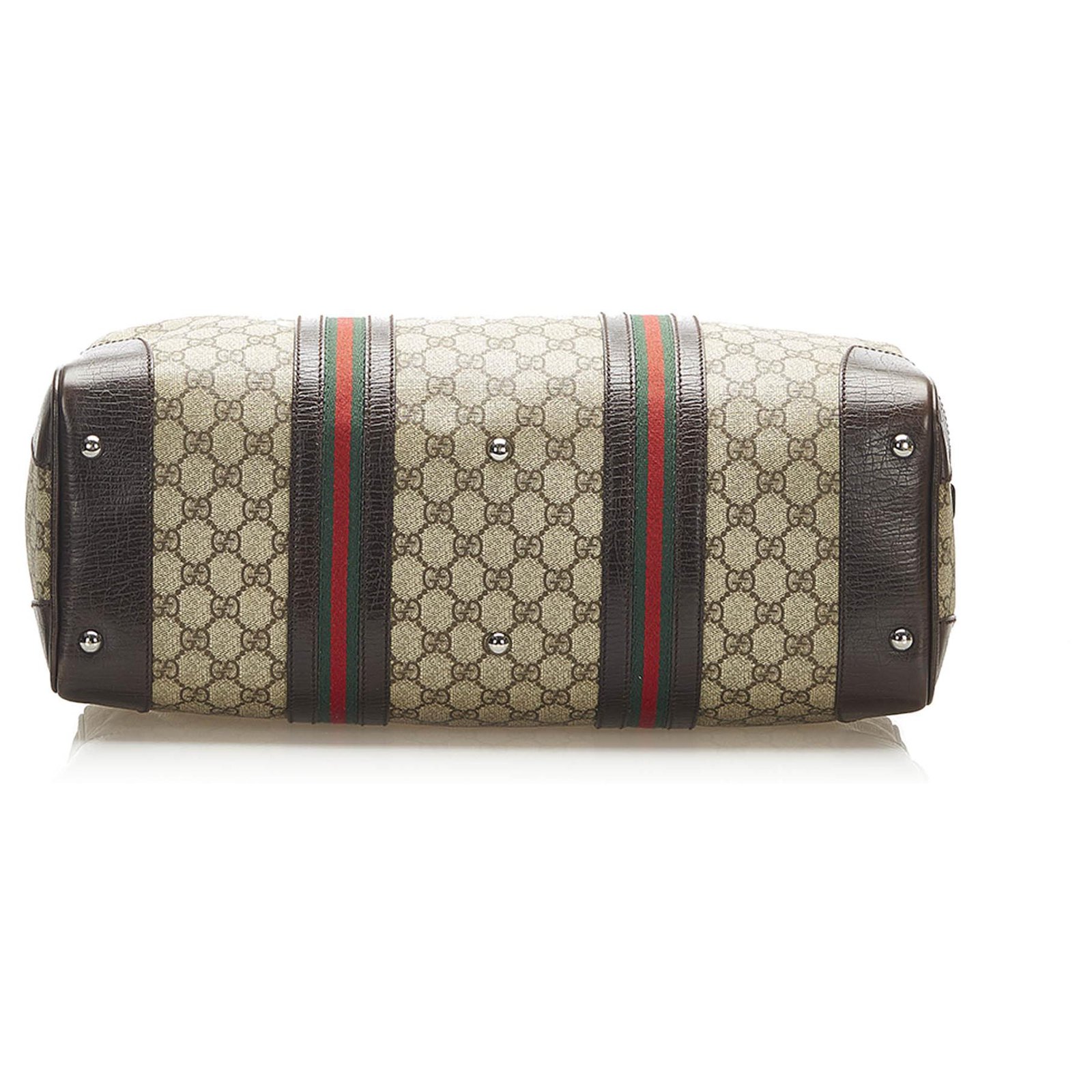 Cloth travel bag Gucci Beige in Cloth - 32522524