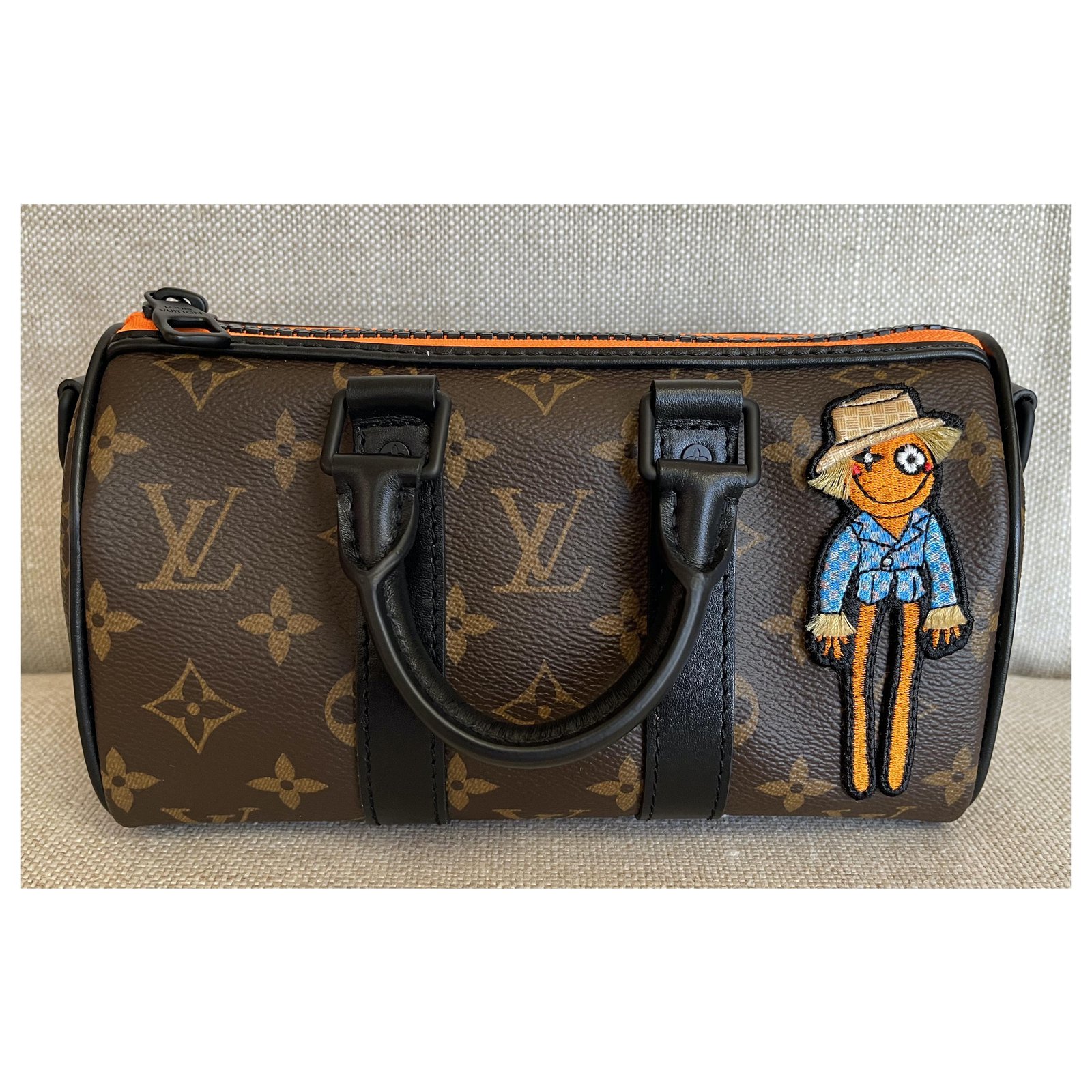 100 % original LV/Louis Vuitton Nueva Mochila De Maletero Suave , Cuero  Para Hombre , Bolsa De Viaje