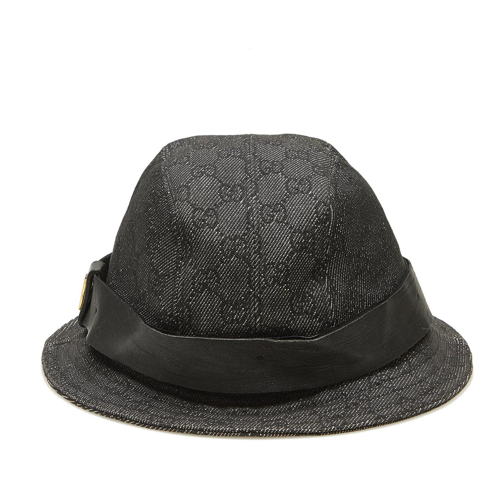 Gucci Monogram Charcoal Black Denim Bucket Hat ref.291360 - Joli Closet