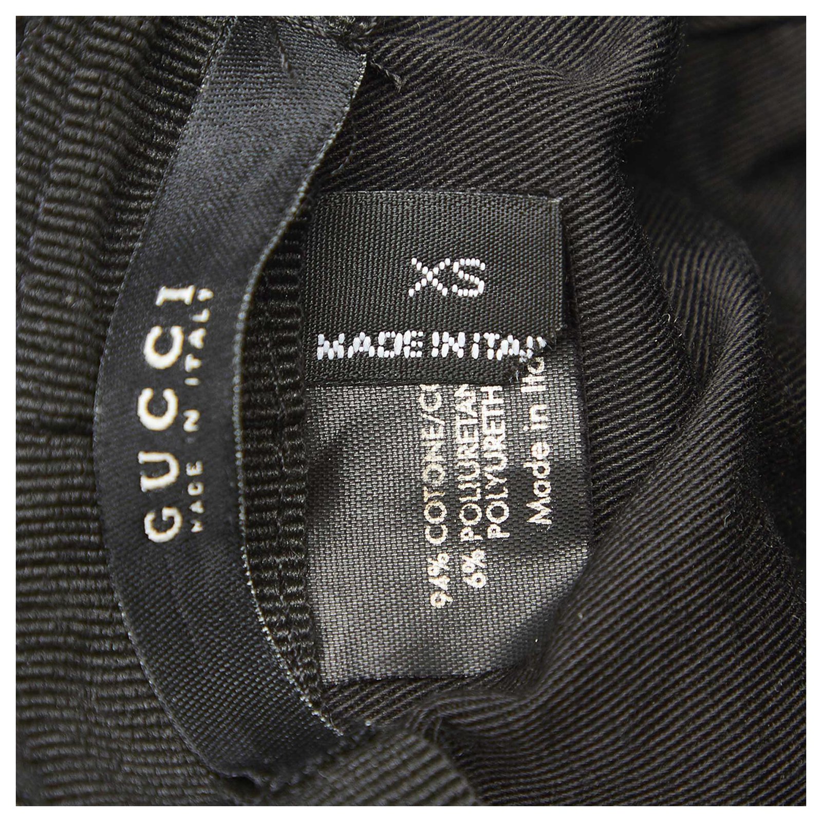 Gucci Black GG Denim Bucket Hat Cloth ref.269667 - Joli Closet