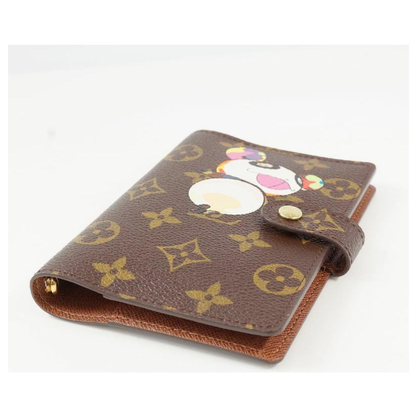 Authentic Louis Vuitton Monogram Panda Agenda Notebook Cover