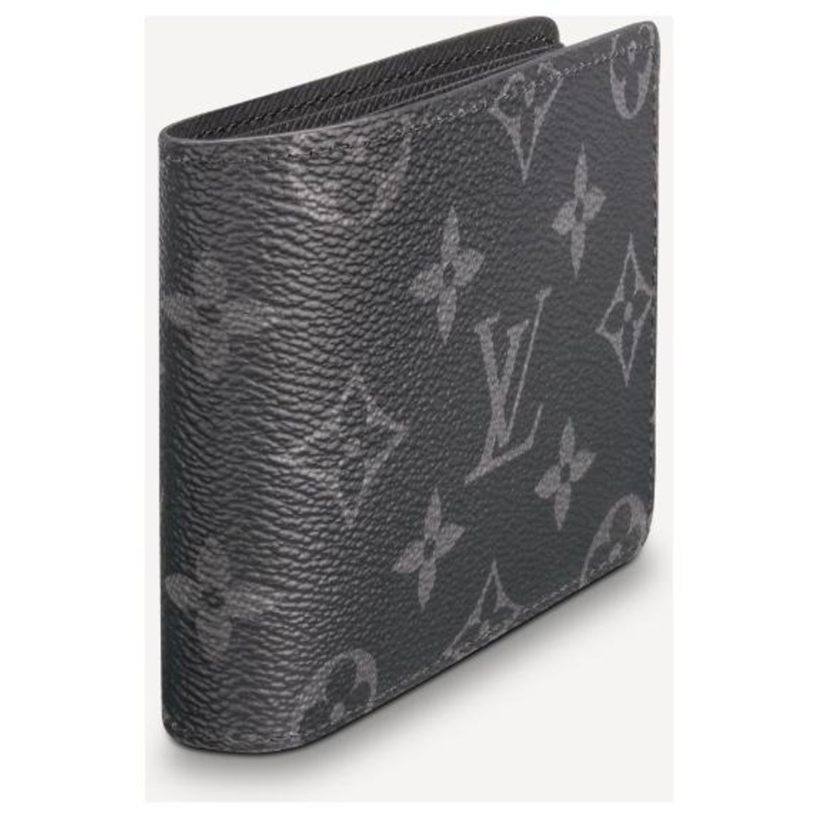 Louis Vuitton LV slender wallet eclipse Grey Leather ref.270366 - Joli  Closet