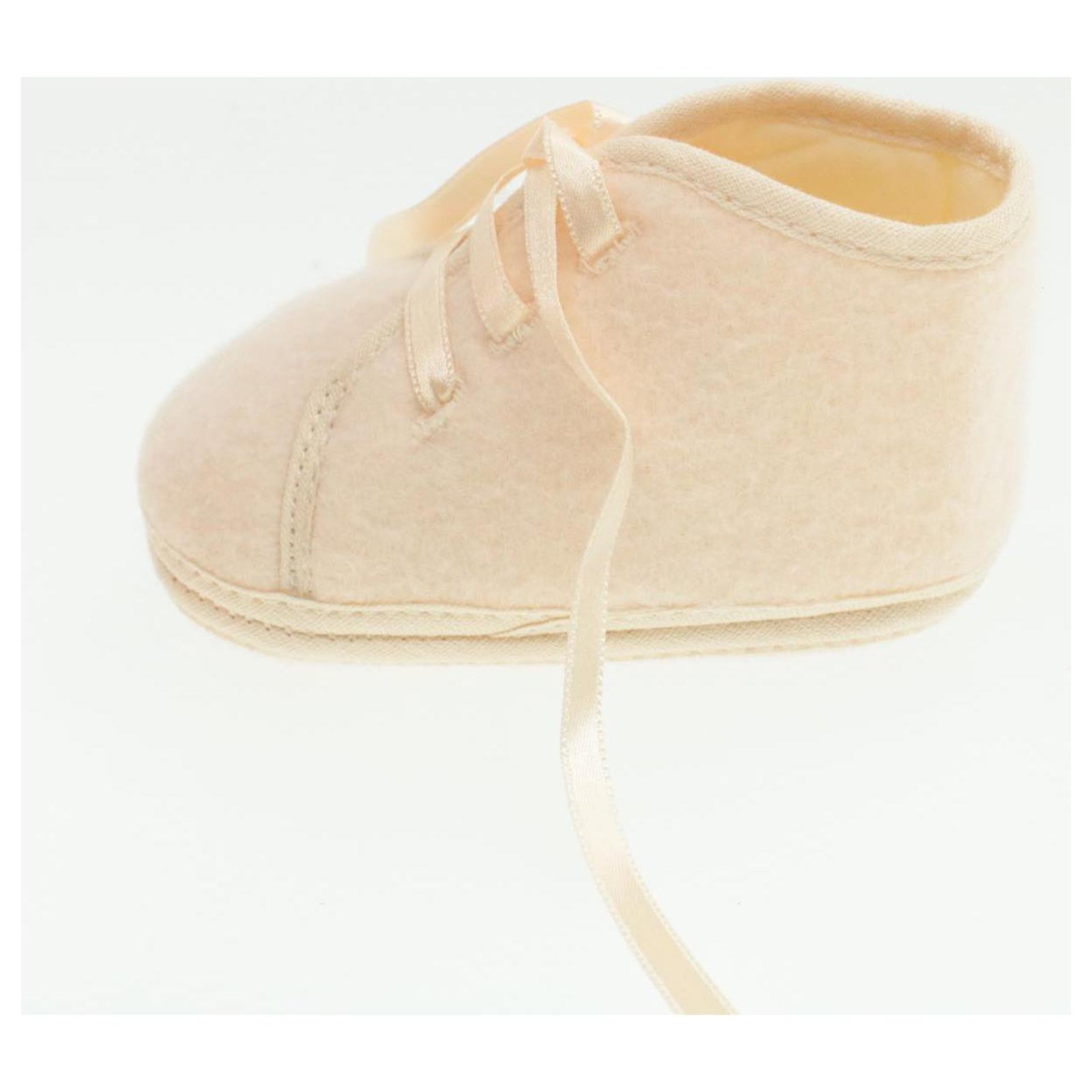 Hermes Hermes Baby Shoes Light Pink Wool Auth Cotton Ref Joli Closet
