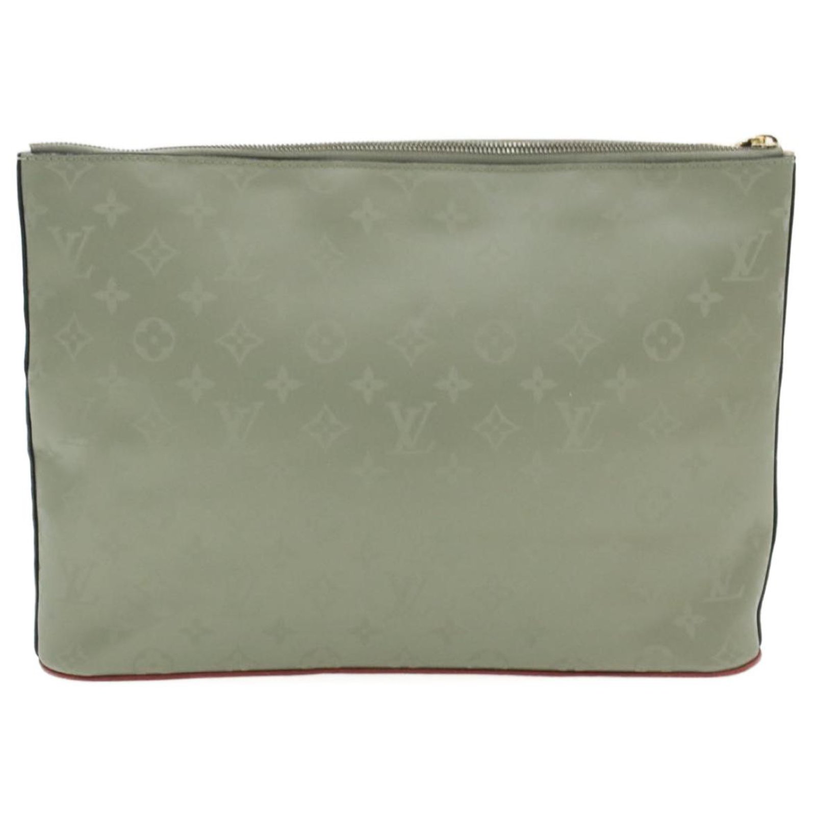 LOUIS VUITTON Monogram Titanium Pochette Cosmos Clutch Bag M63240