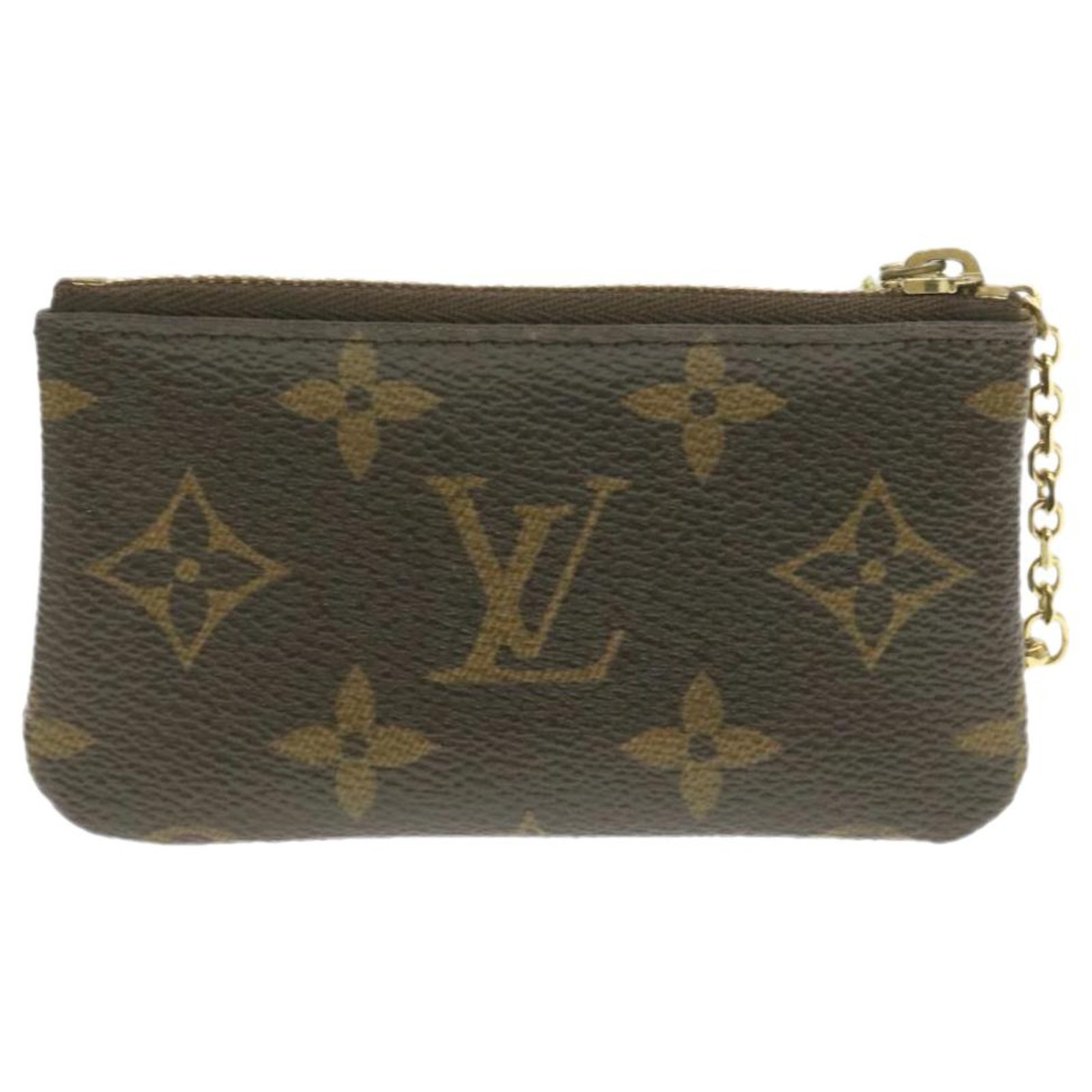 LOUIS VUITTON Monogram Pochette Cles Coin Purse M62650 LV Auth br258 Cloth  ref.271343 - Joli Closet