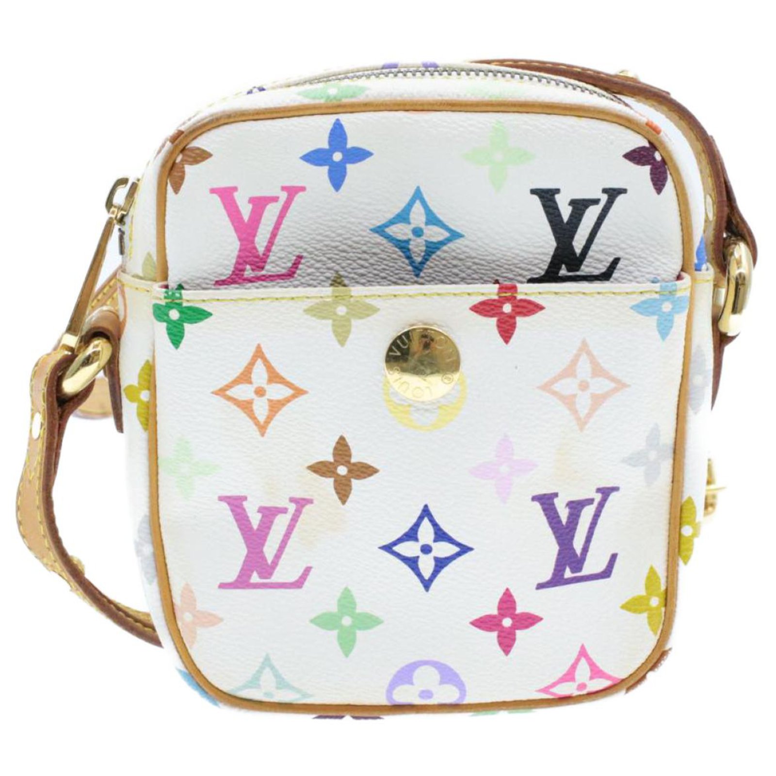 Louis Vuitton Rift Shoulder Bag Monogram Multicolor White M40055(BF052679)