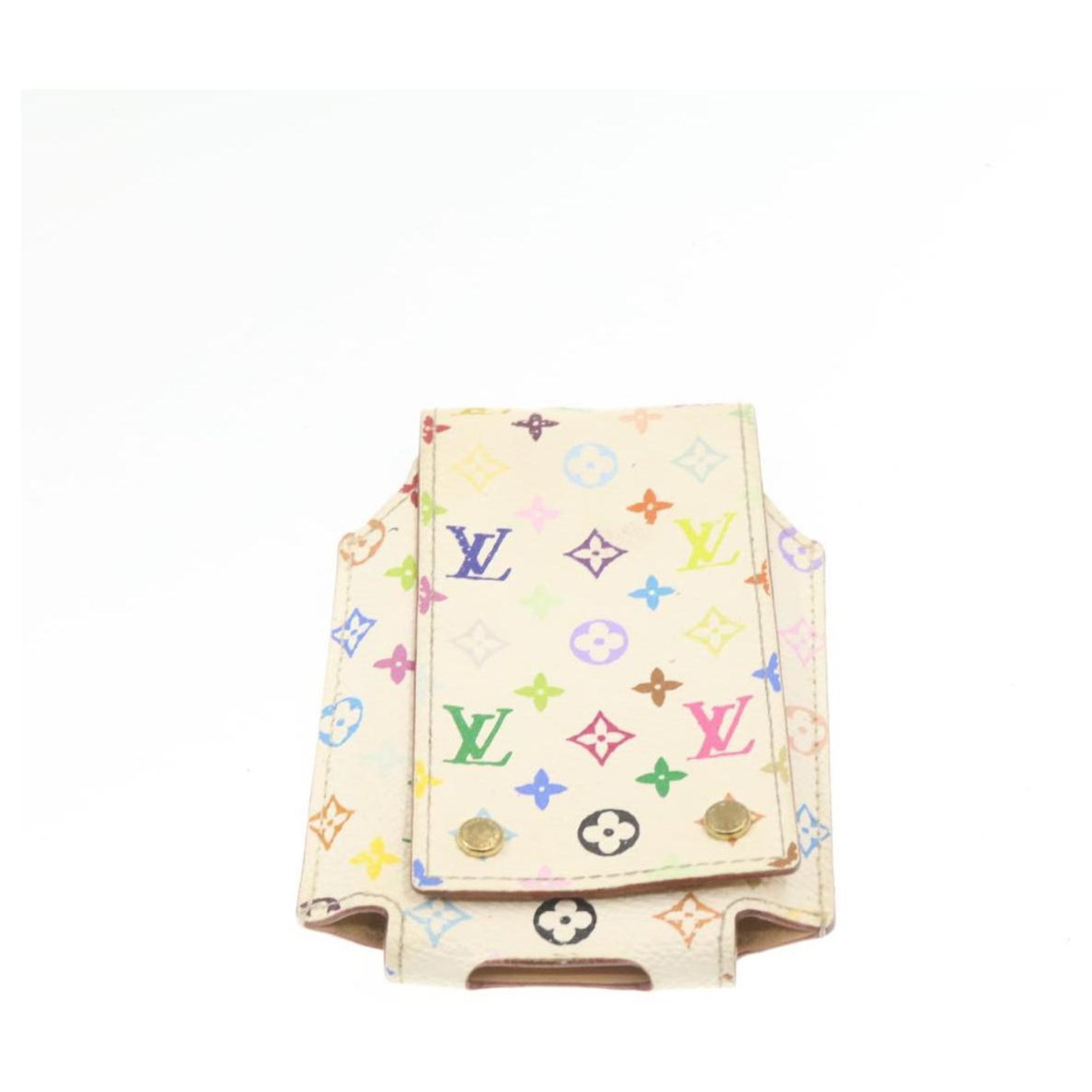 Louis Vuitton Louis Vuitton White Multicolor Monogram Canvas iPod