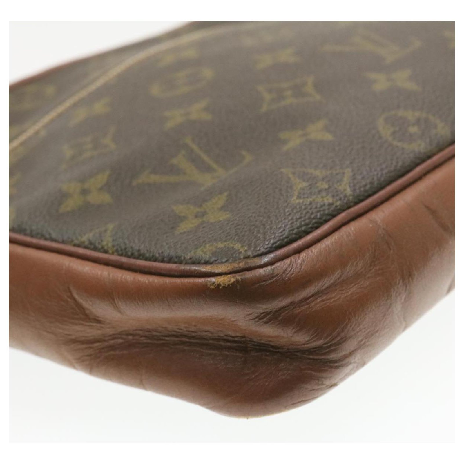 LOUIS VUITTON Monogram Sac Pochette Clutch Bag Vintage LV Auth rd1274 Cloth  ref.271706 - Joli Closet