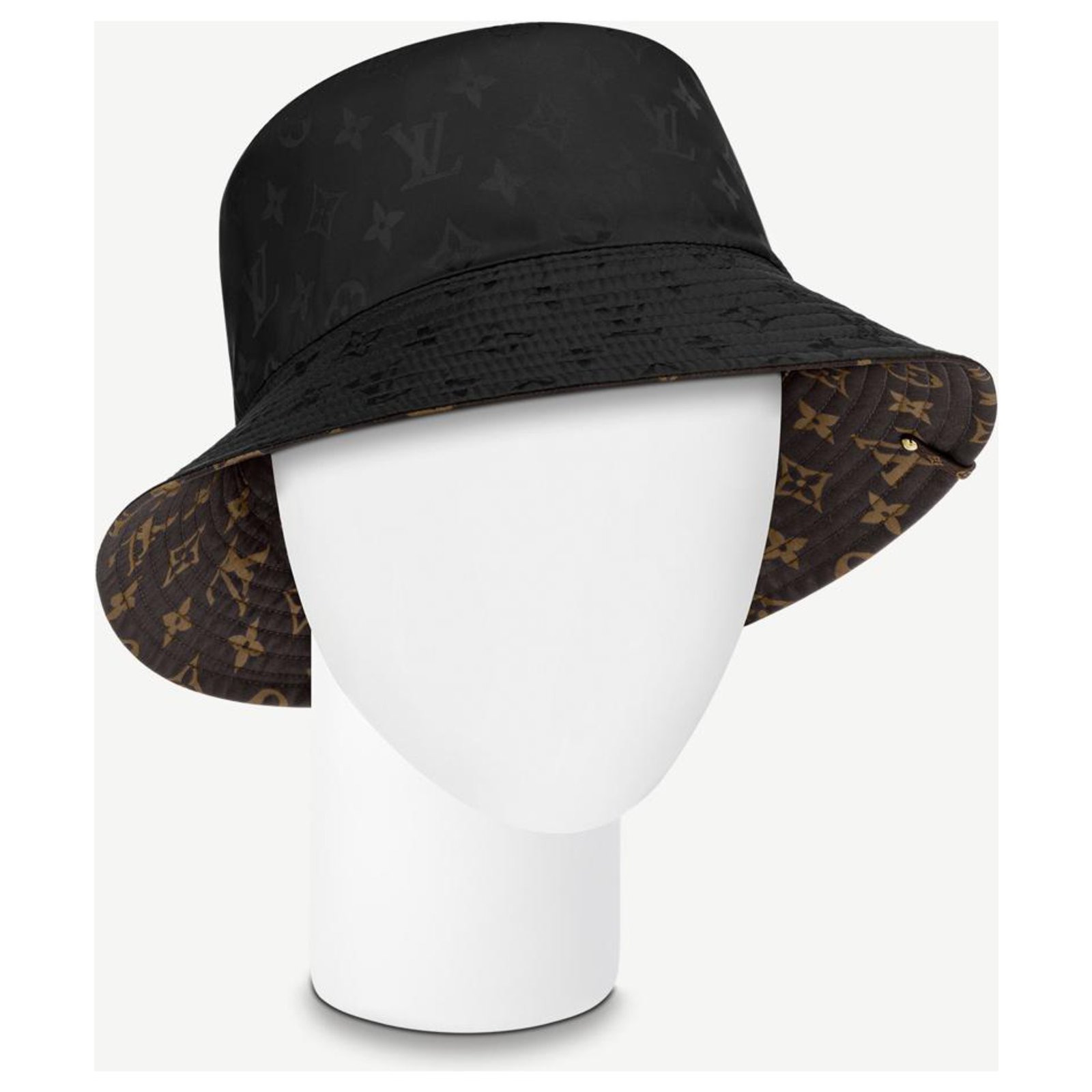 Louis Vuitton Bonnet À Logo En Intarsia Pre-Owned - Noir pour femmes