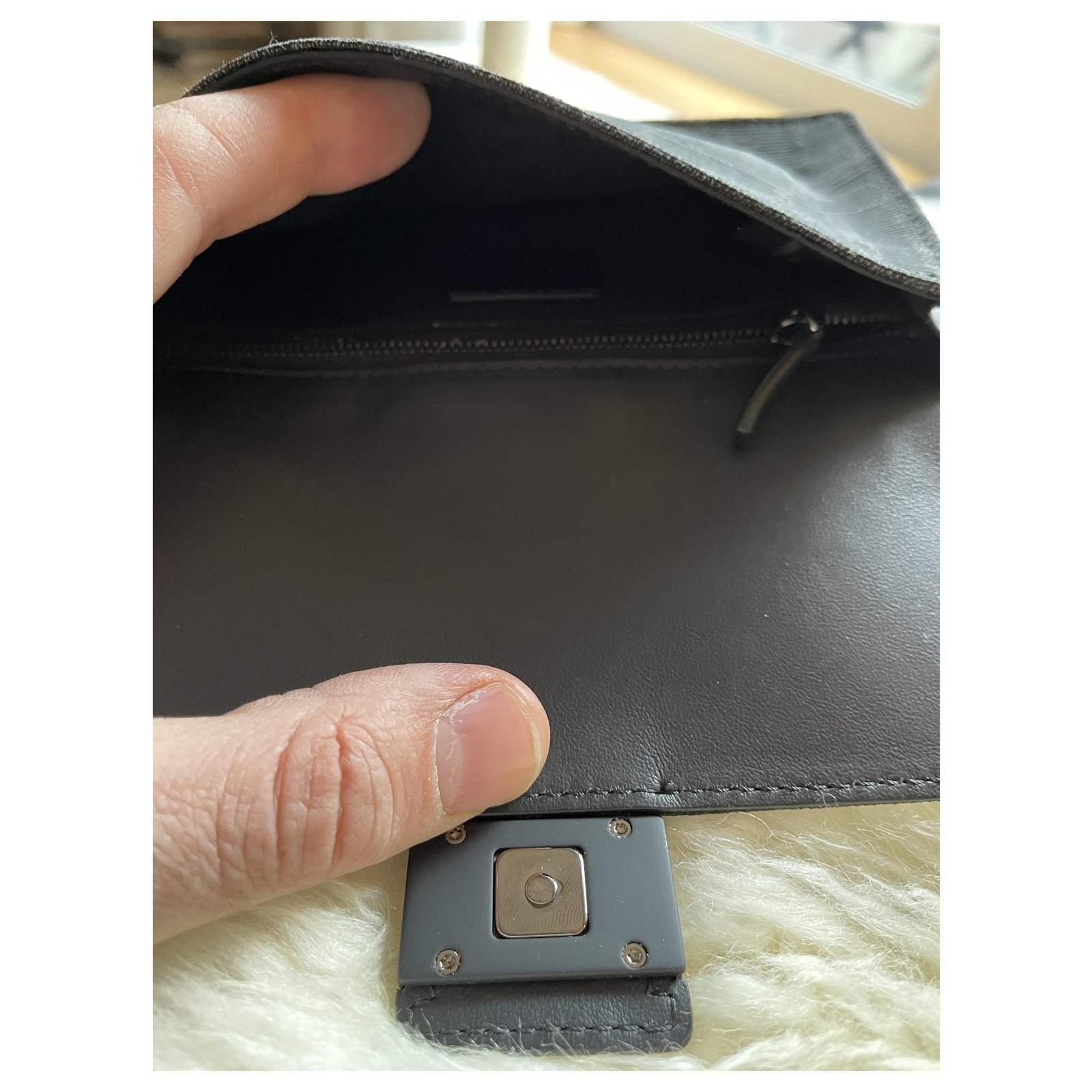 Fendi Baguette leather pouch - ShopStyle Briefcases