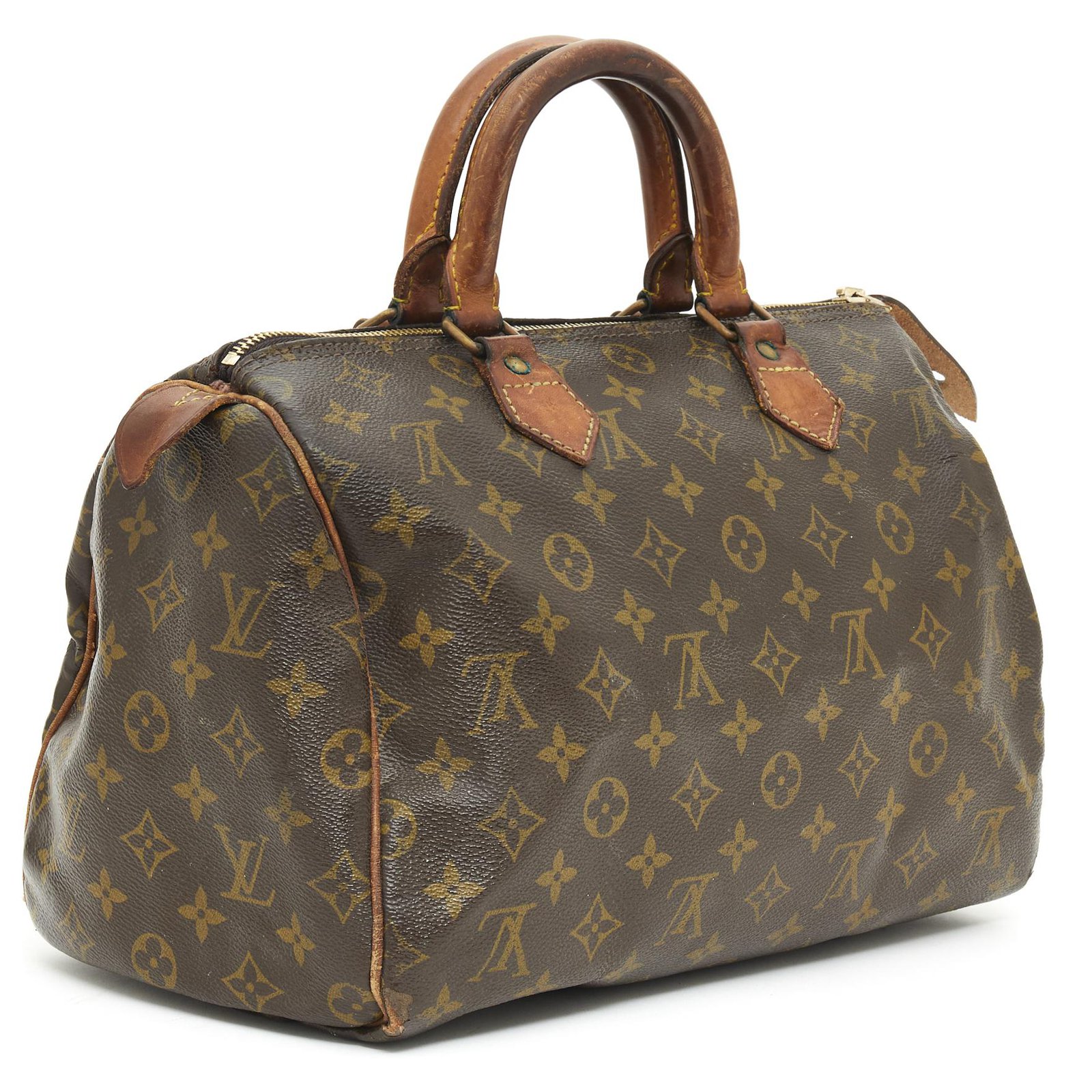 Louis Vuitton Speedy 30 Brown Cloth ref.797469 - Joli Closet