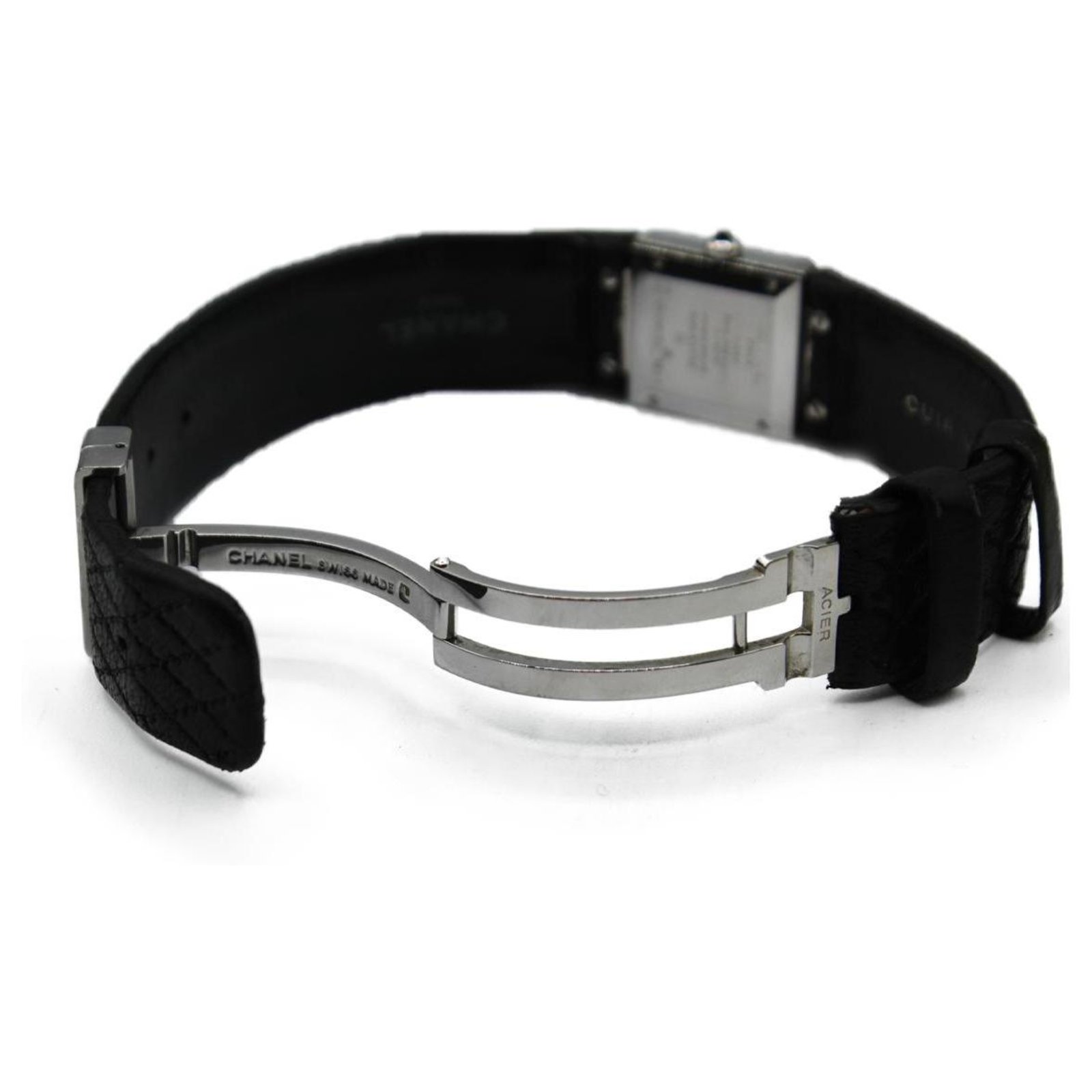 Chanel Fine watches Black Leather ref.272605 - Joli Closet