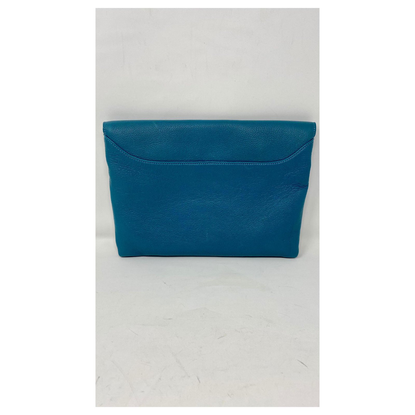 Antigona Leather Evening Envelope Clutch Bag