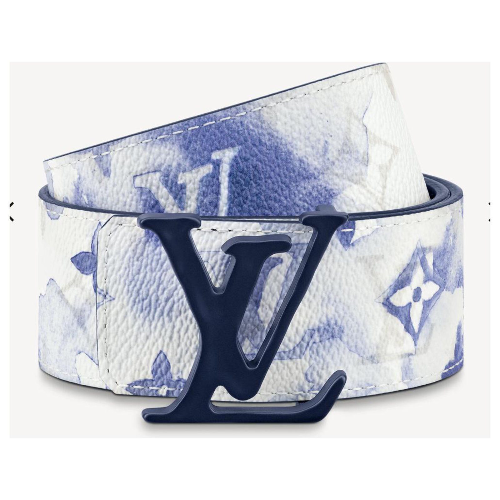Cintura Louis Vuitton LV Cup blu Argento Tela Metallo Panno ref.178199 -  Joli Closet