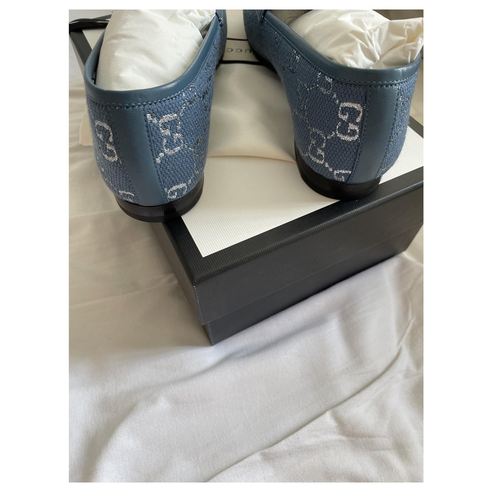 Marmont Gucci JORDAN Light blue Denim ref.273013 - Joli Closet