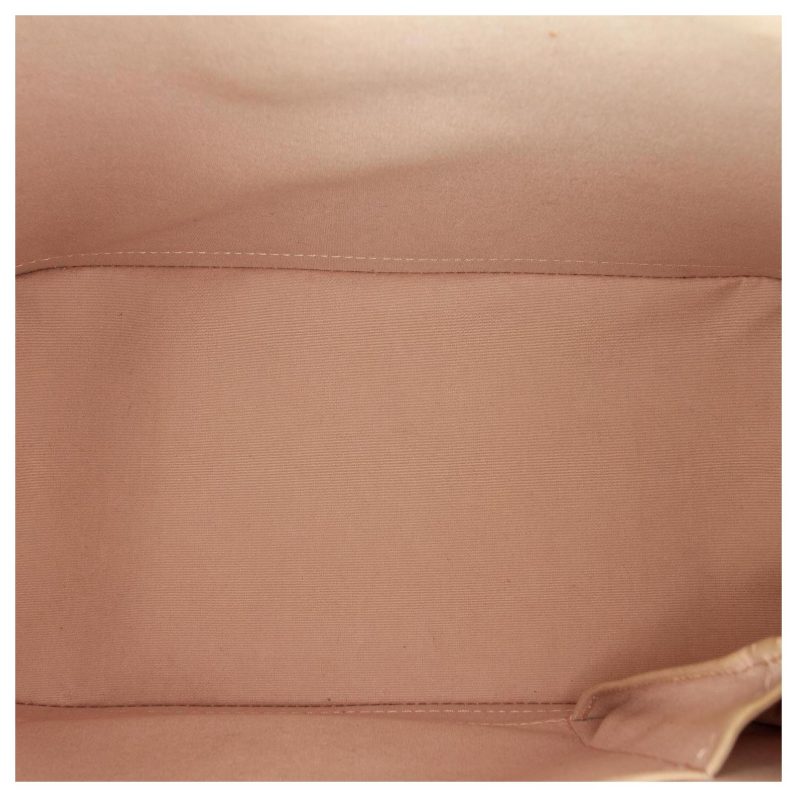Louis Vuitton Brown Vernis Alma PM Beige Leather Patent leather ref.425441  - Joli Closet