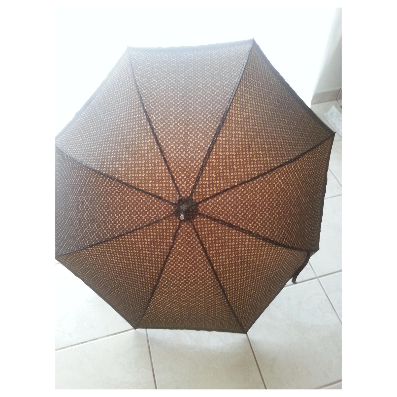 Louis Vuitton Monogram Trimmed Umbrella