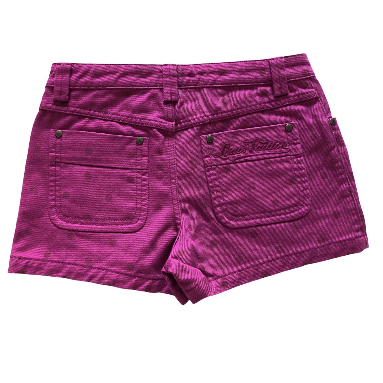 Louis Vuitton Mini purple shorts