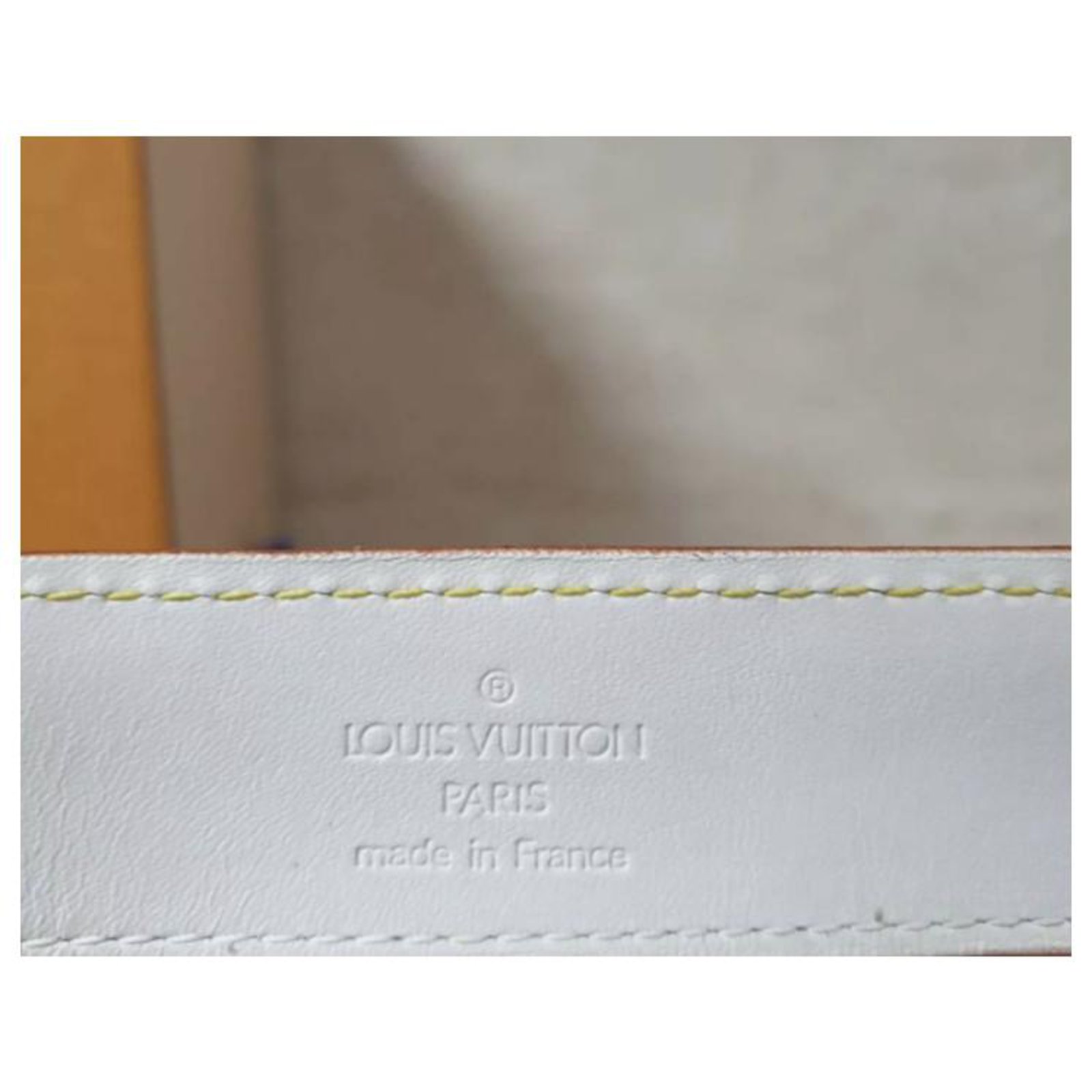 Louis Vuitton White Suhali Le Fabuleux Bag Leather ref.273554