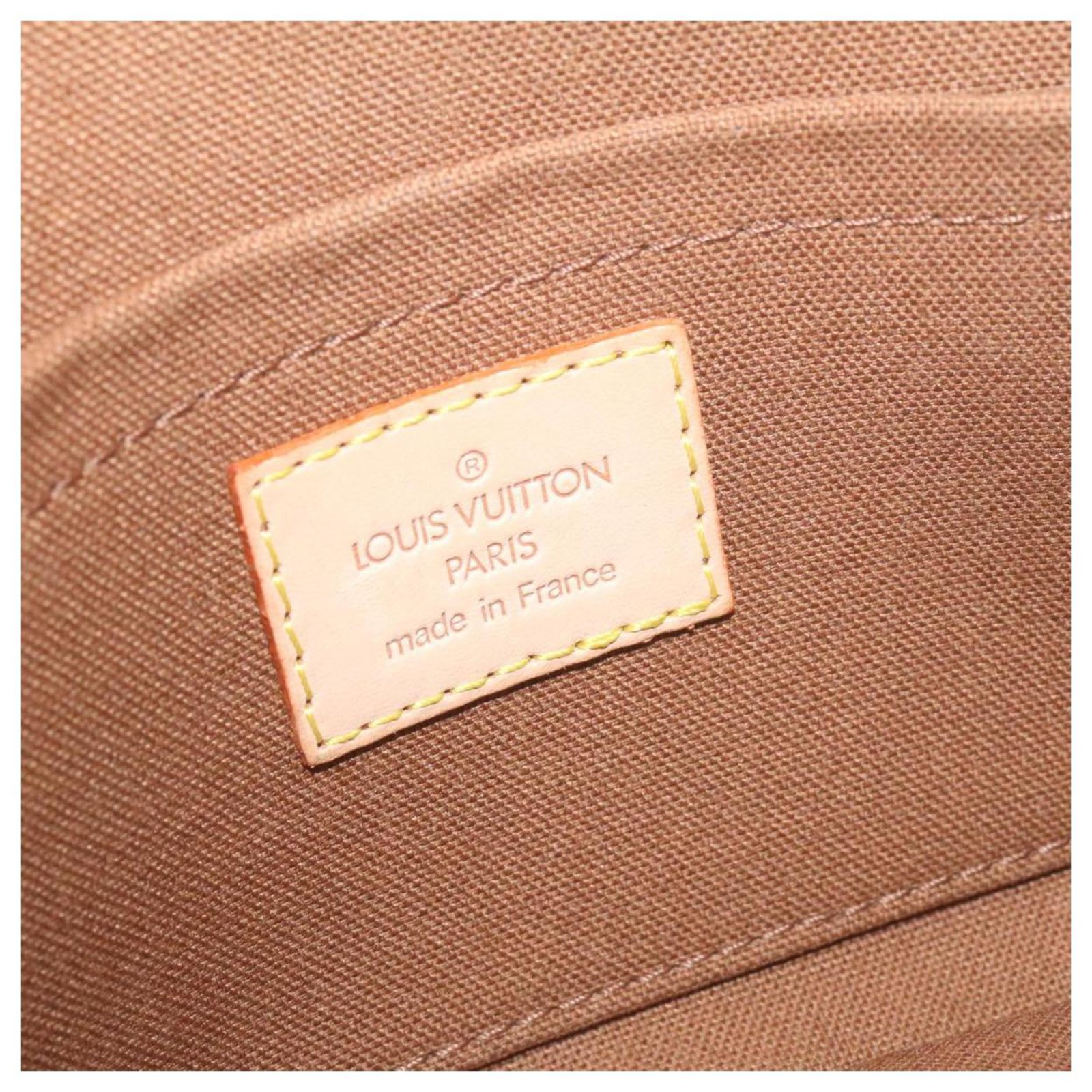 Louis Vuitton Pochette Marelle Brown Cloth ref.273568 - Joli Closet