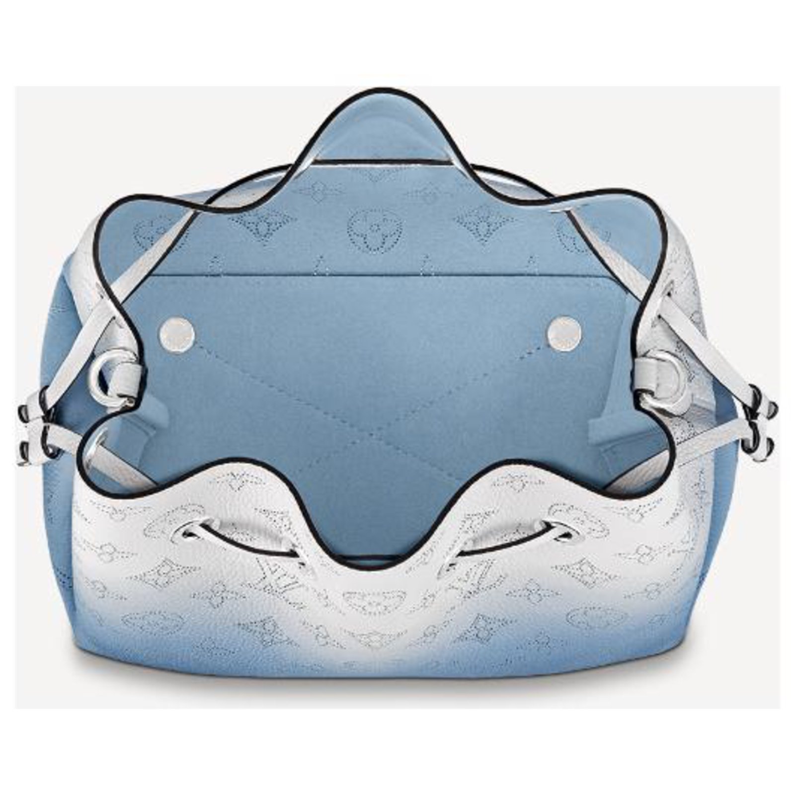 Louis Vuitton Bella Bucket Bag Calfskin Leather In Nuage Blue - Praise To  Heaven